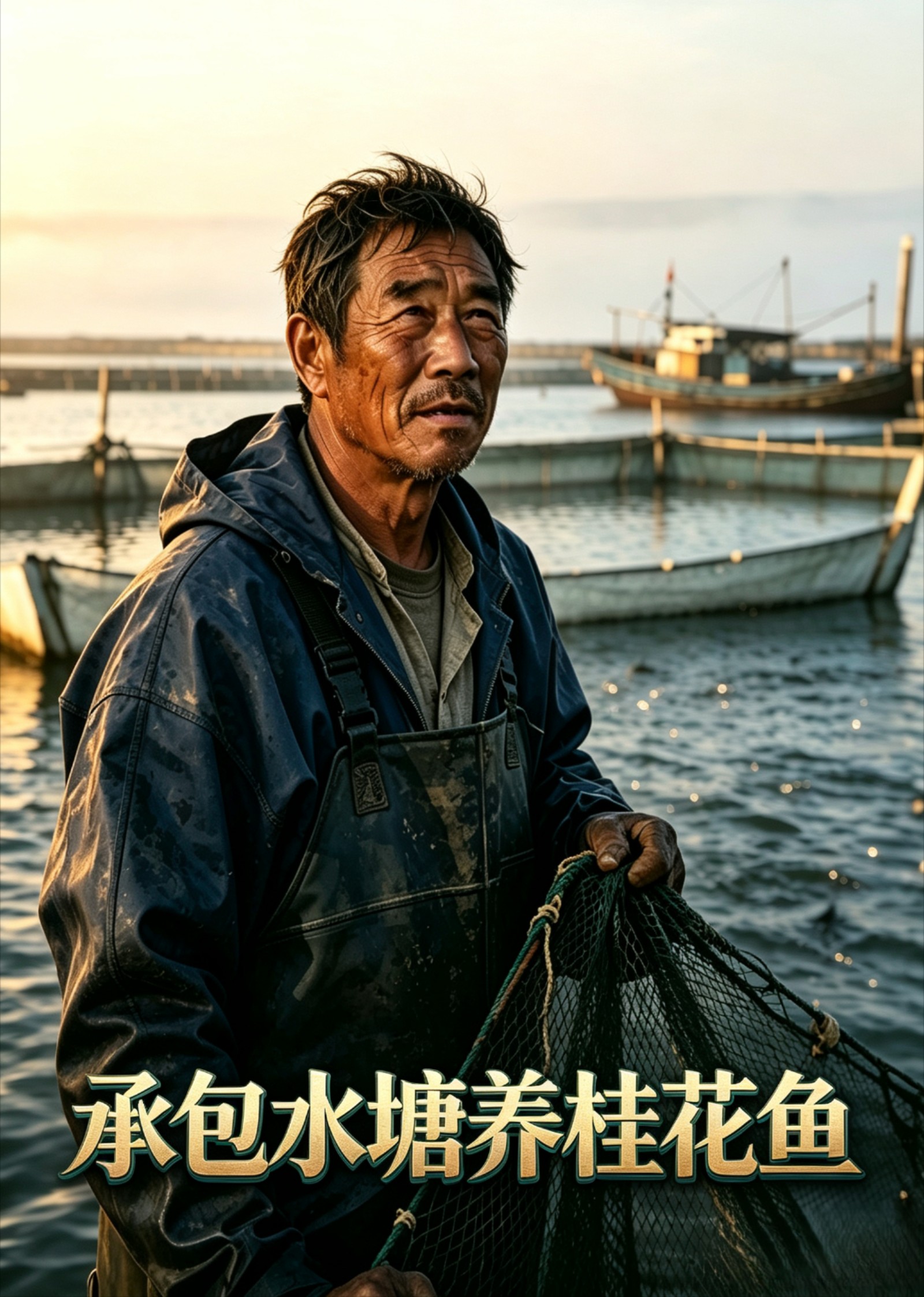 承包水塘养桂花鱼