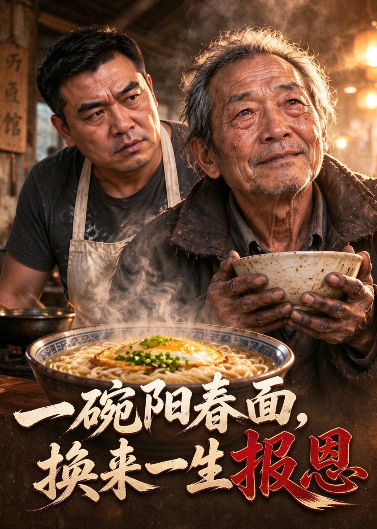 一碗阳春面，换来一生报恩封面图
