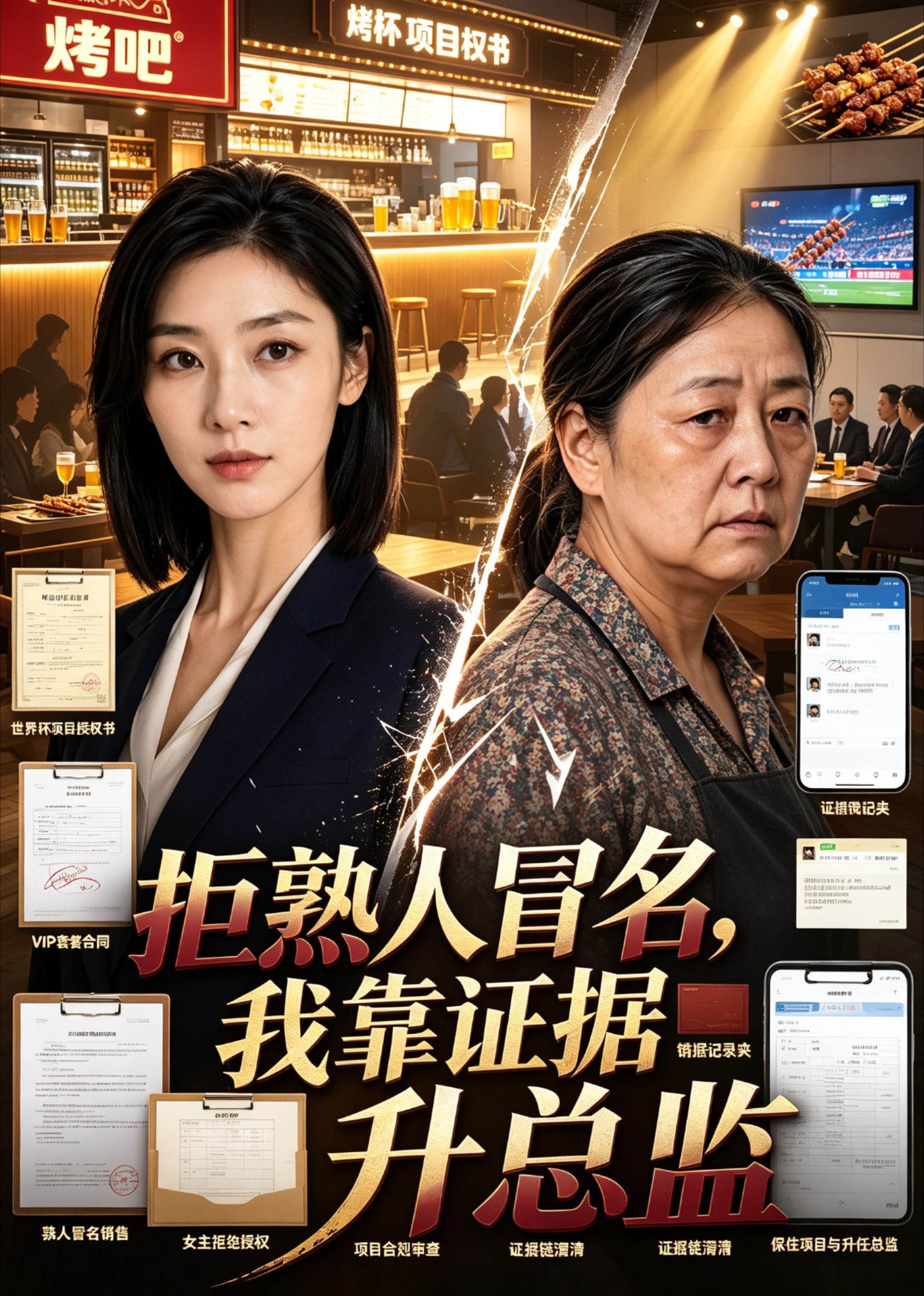 拒熟人冒名，我靠证据升总监