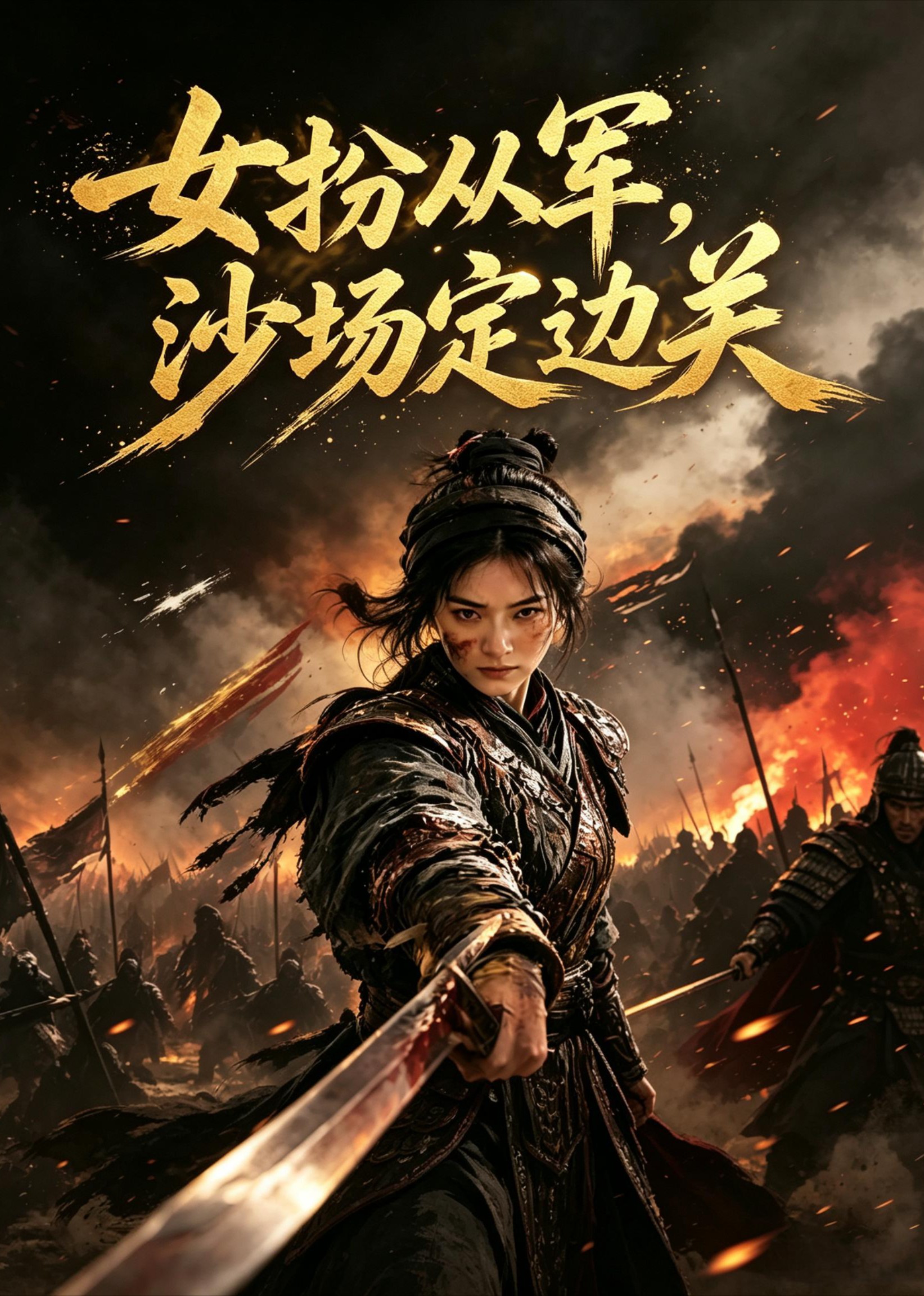 女扮从军，沙场定边关封面图