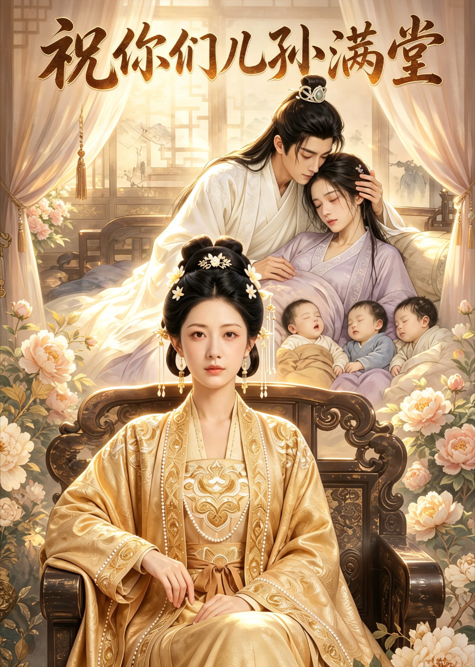 祝你们儿孙满堂