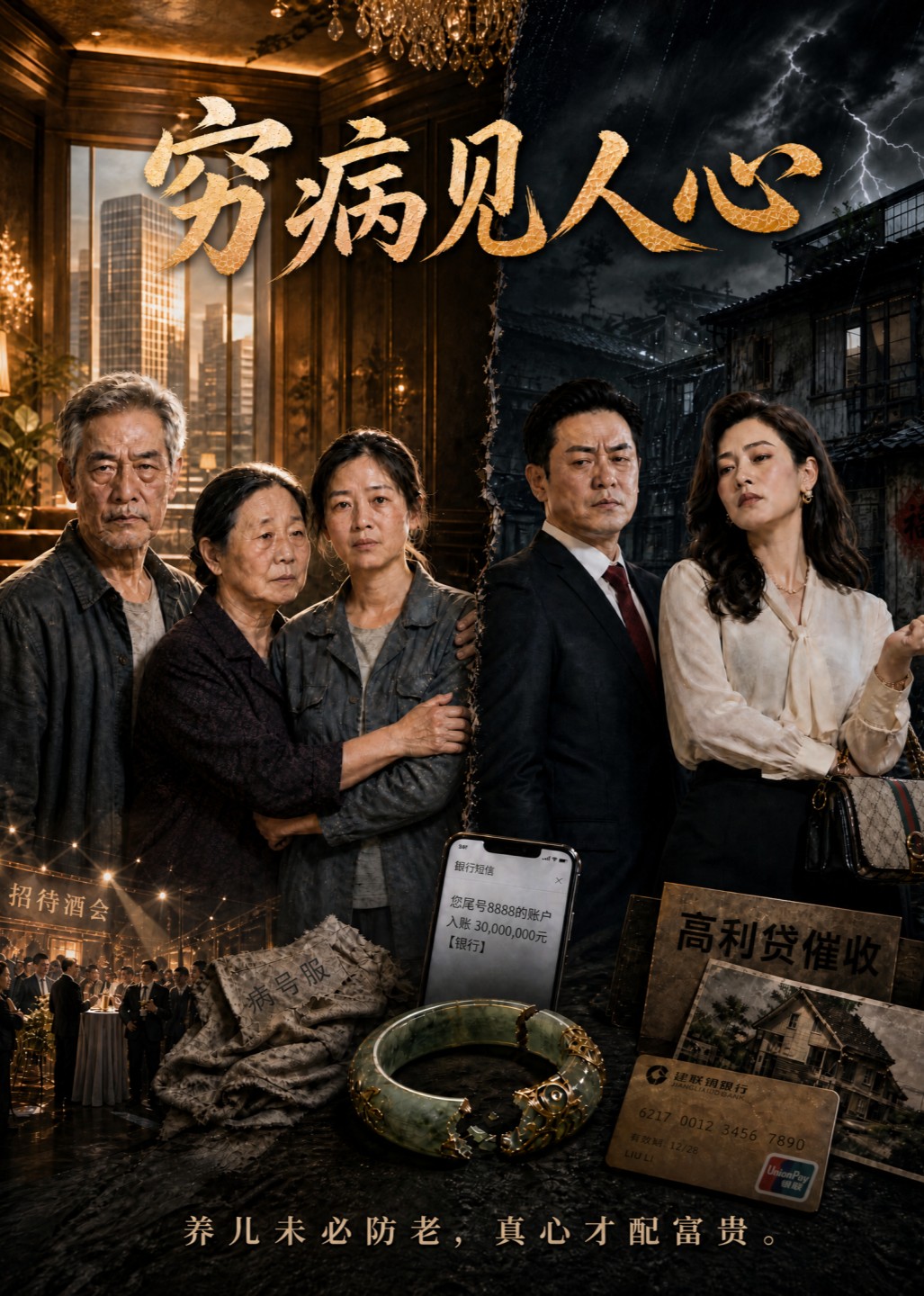 穷病见人心封面图
