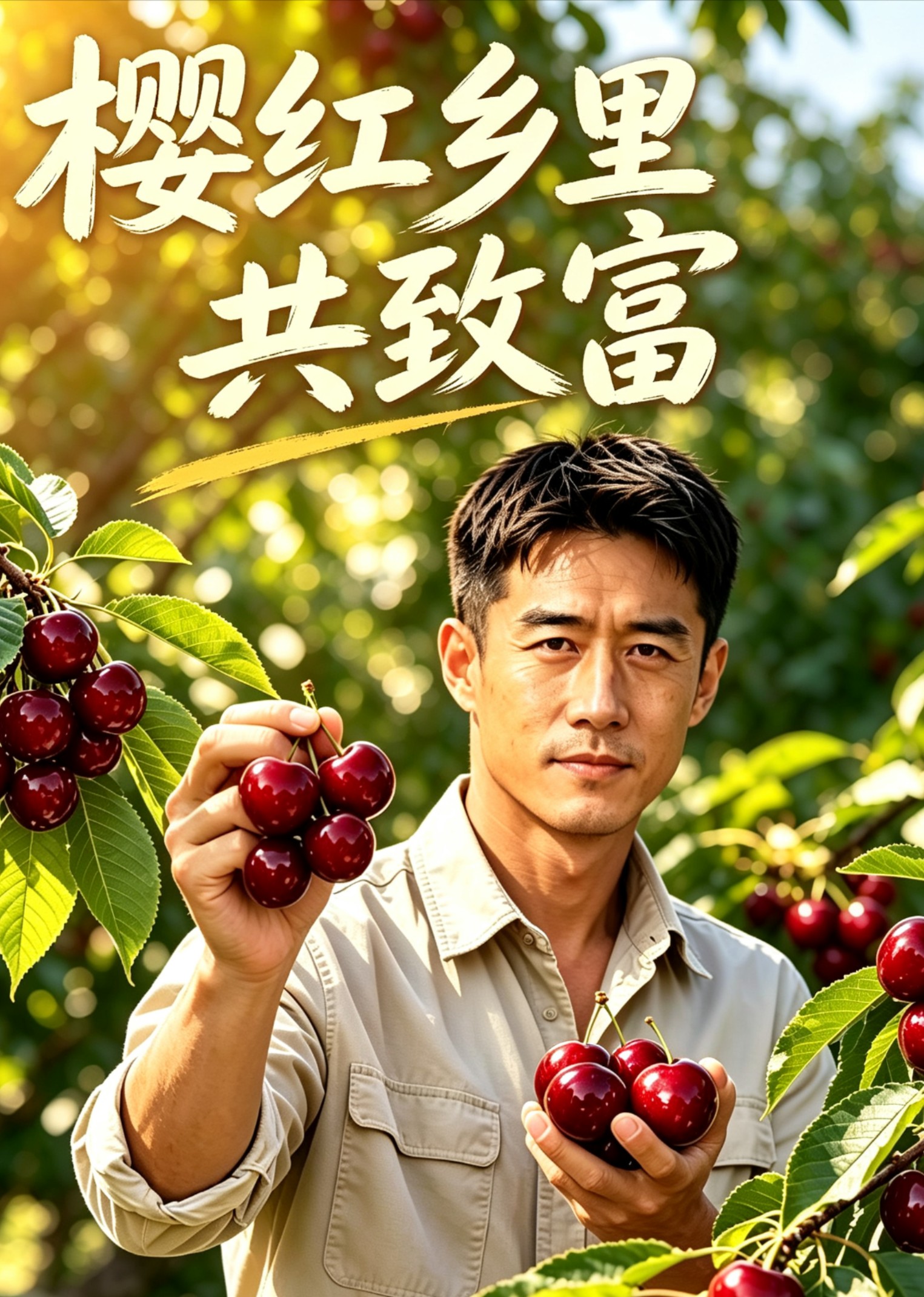 樱红乡里共致富
