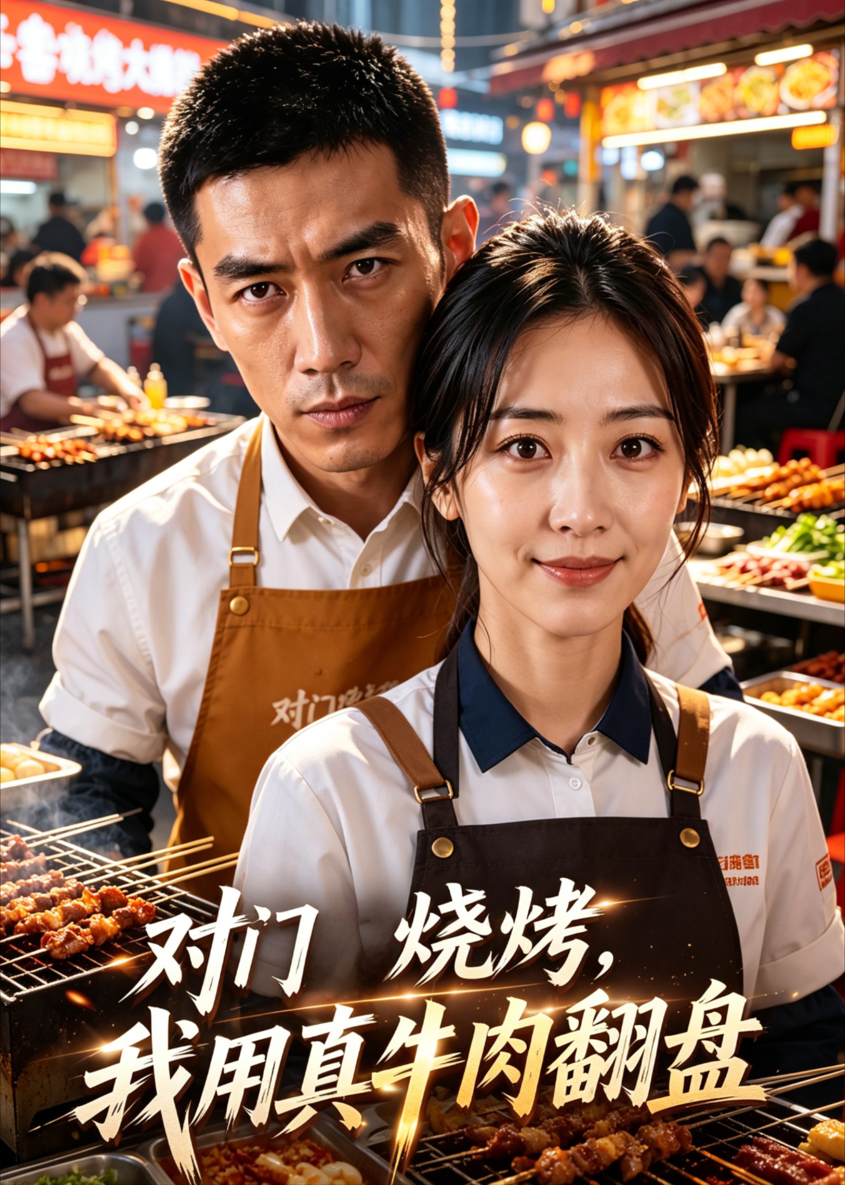 对门烧烤，我用真牛肉翻盘