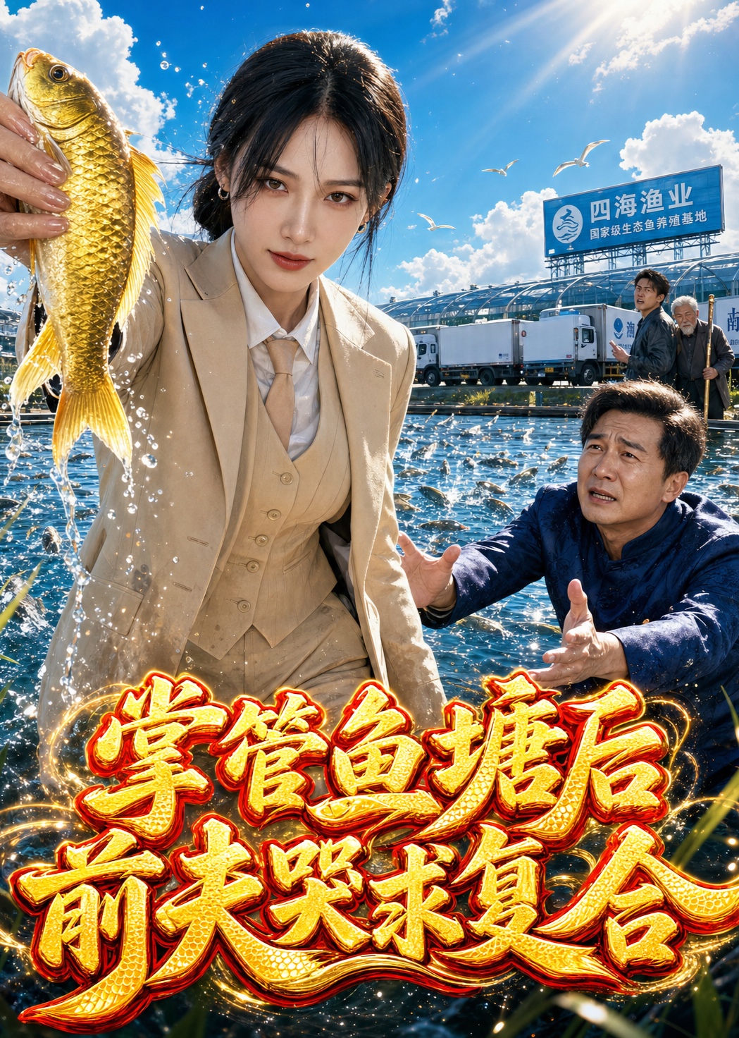 掌管鱼塘后前夫哭求复合