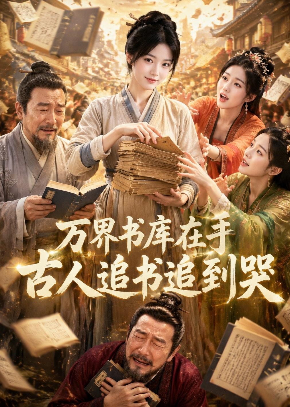 万界书库在手，古人追书追到哭封面图