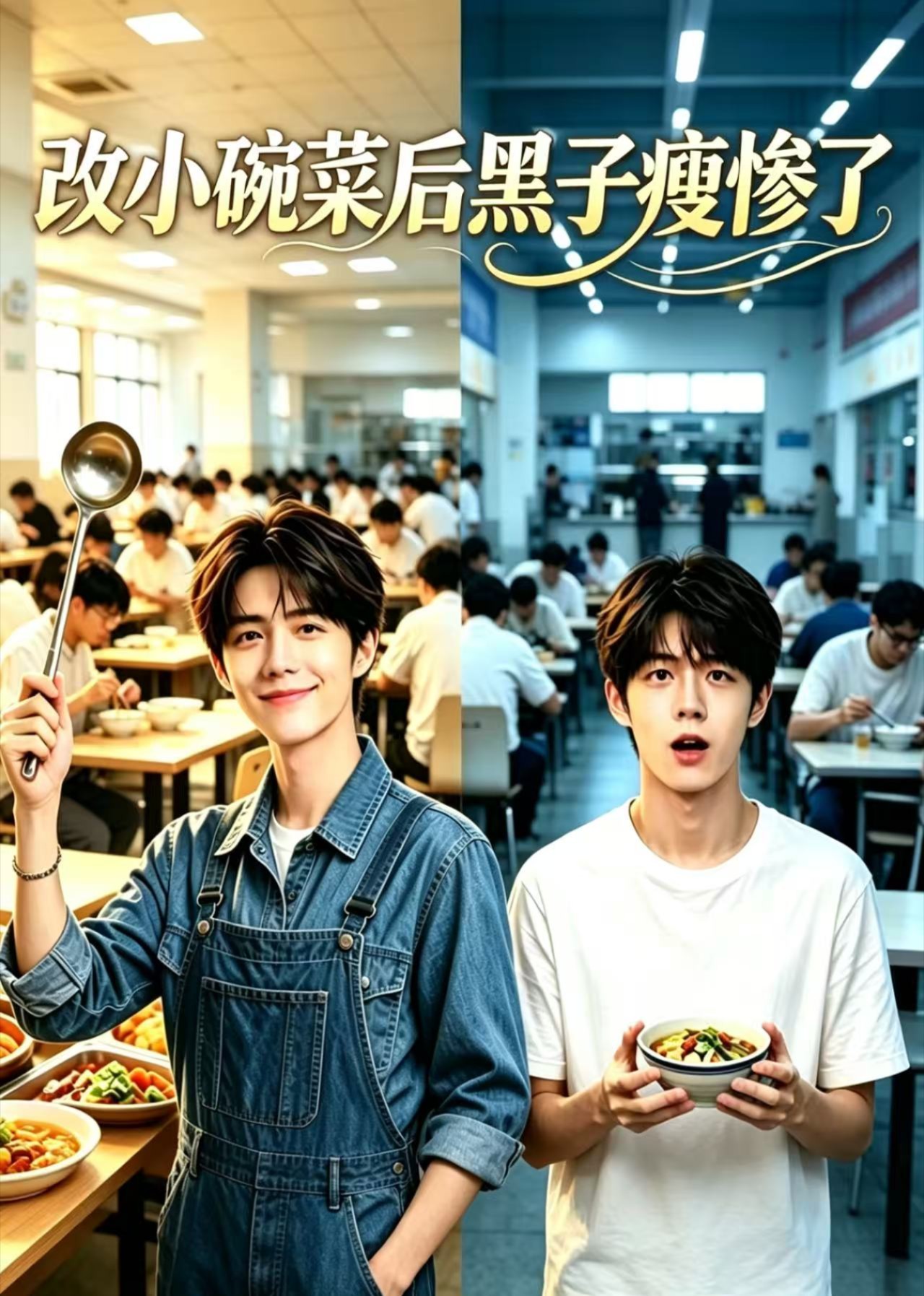 改小碗菜后黑子瘦惨了