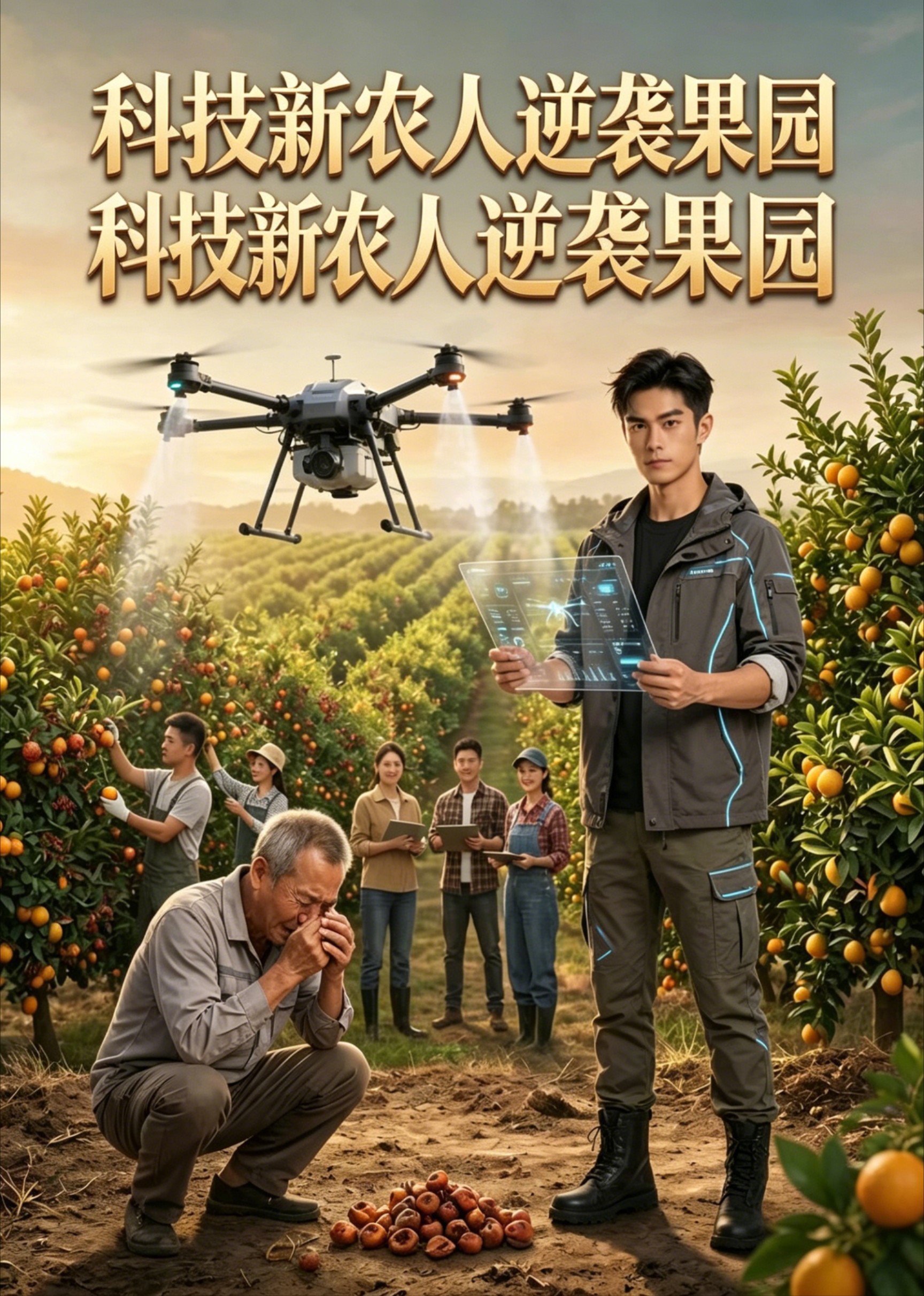 科技新农人逆袭果园