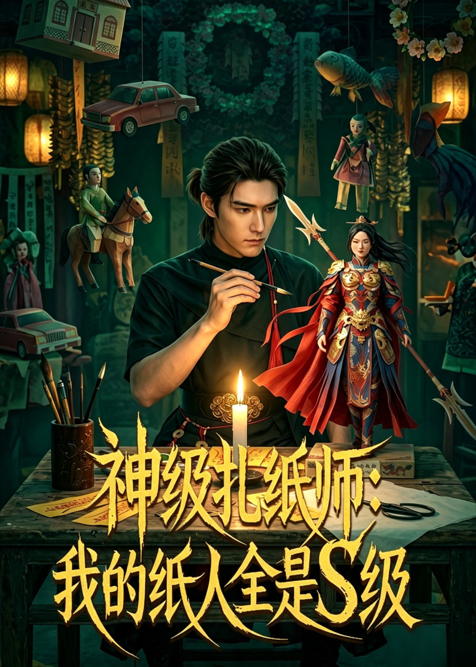 神级扎纸师：我的纸人全是S级封面图