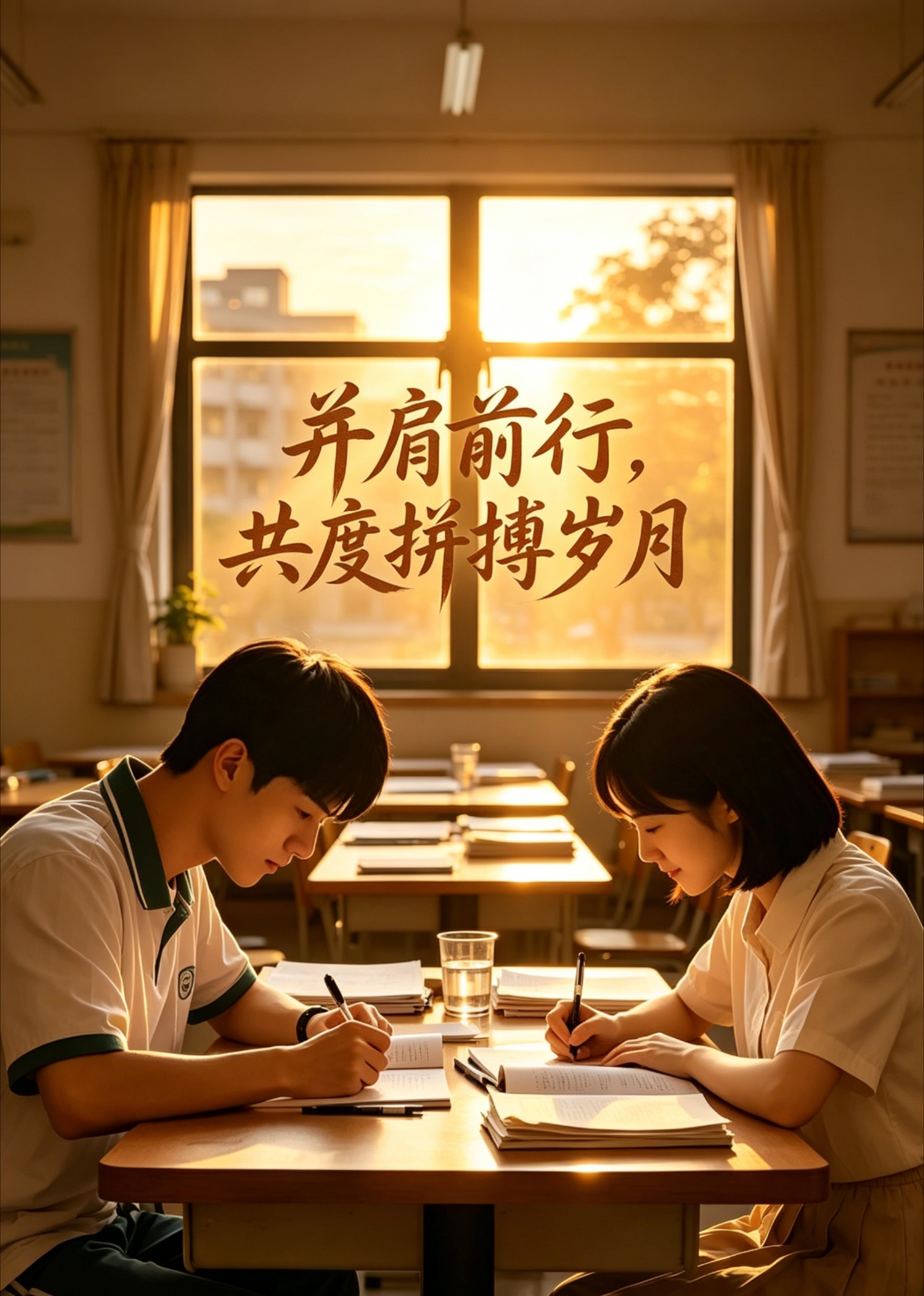 并肩前行，共度拼搏岁月