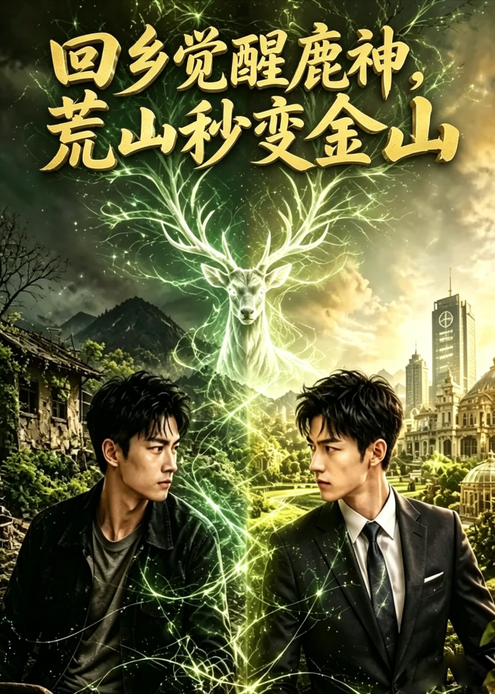 回乡觉醒鹿神，荒山秒变金山