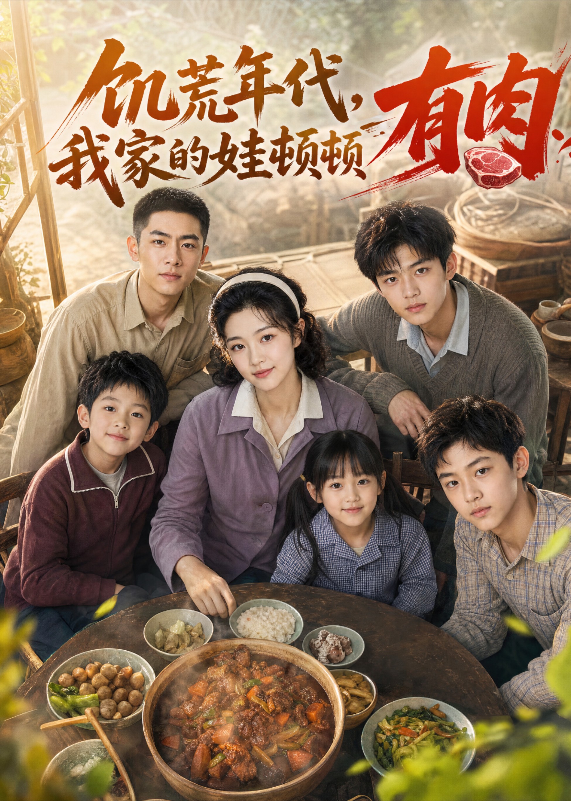 饥荒年代，我家的娃顿顿有肉封面图