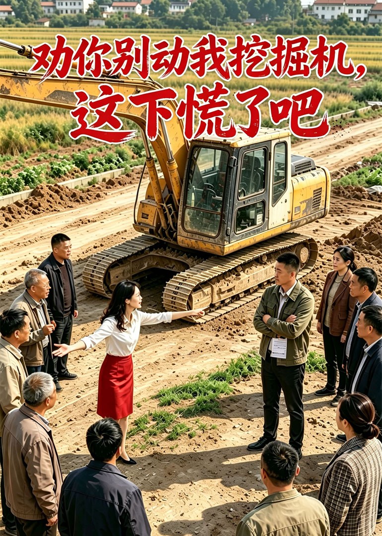 劝你别动我挖掘机，这下慌了吧