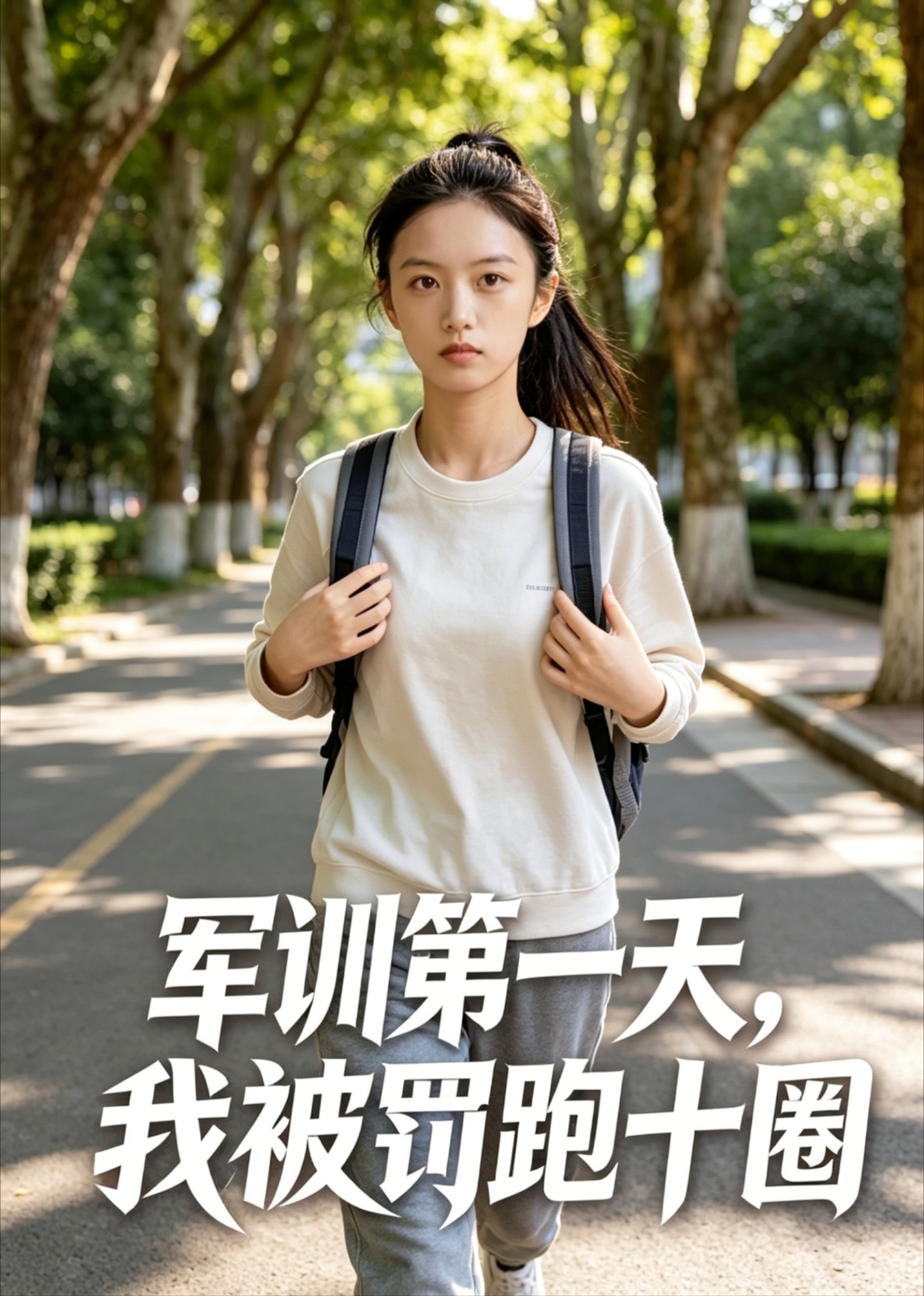 军训第一天，我被罚跑十圈