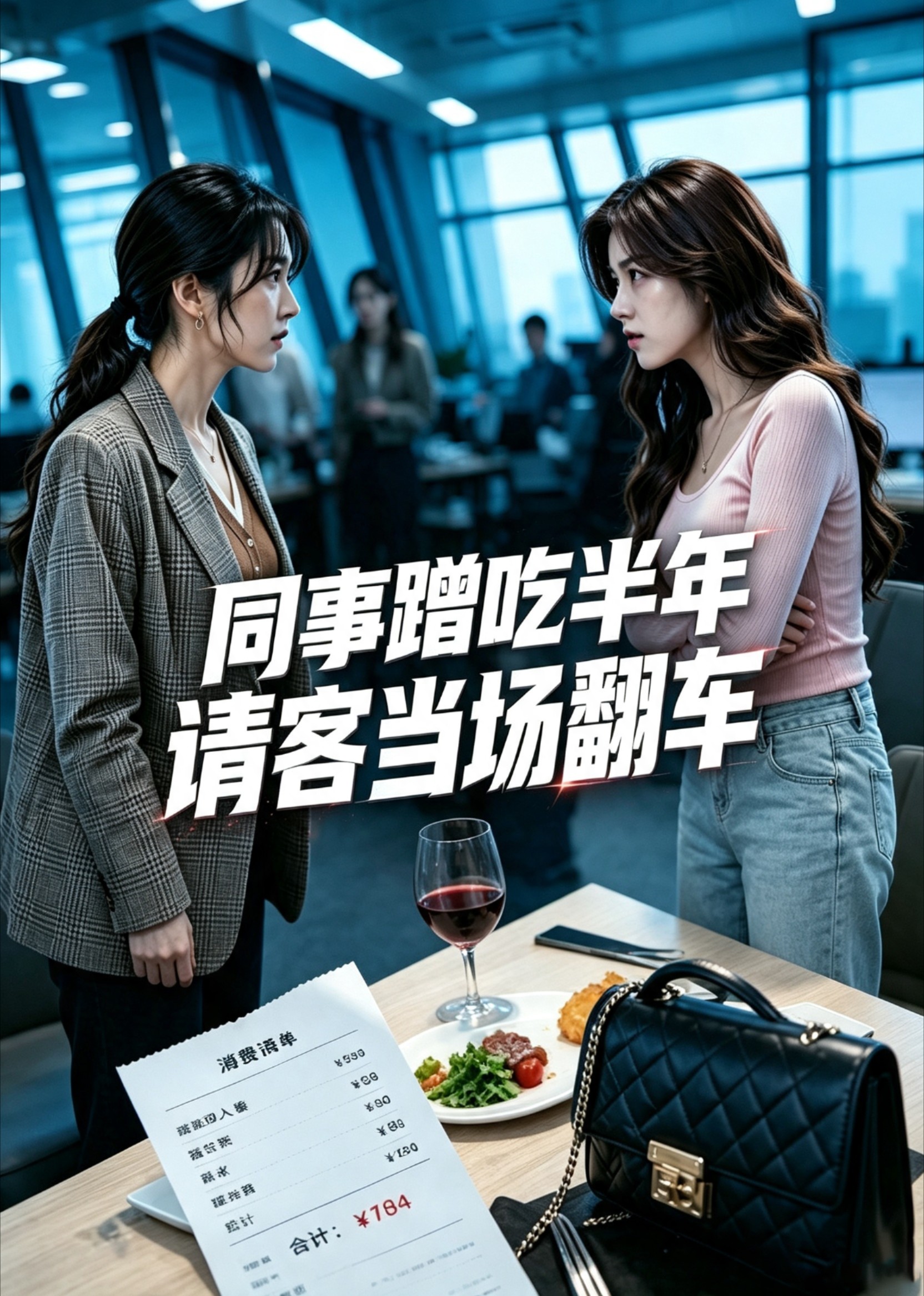 同事蹭吃蹭喝半年，请客当场翻车