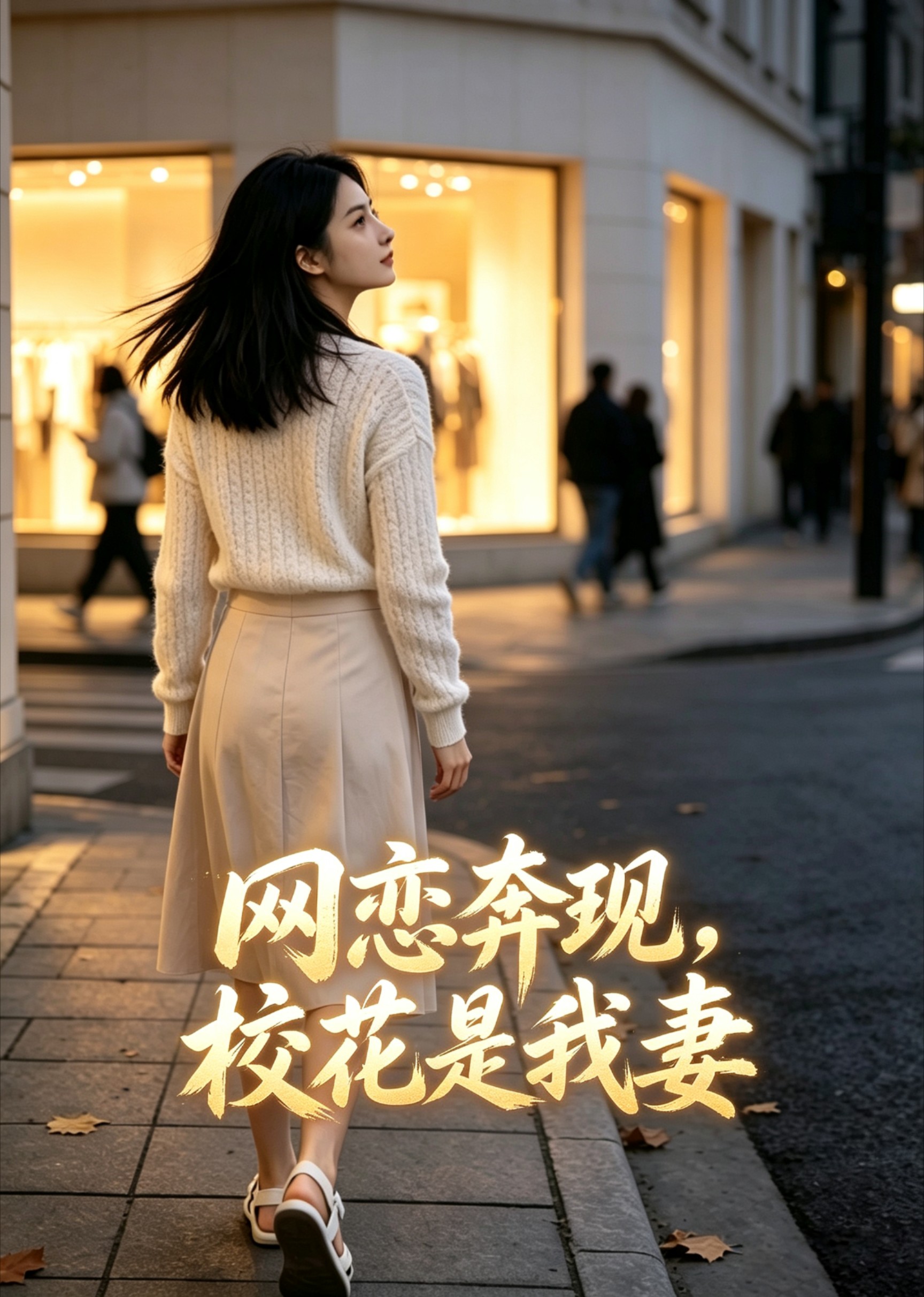 网恋奔现，校花是我妻