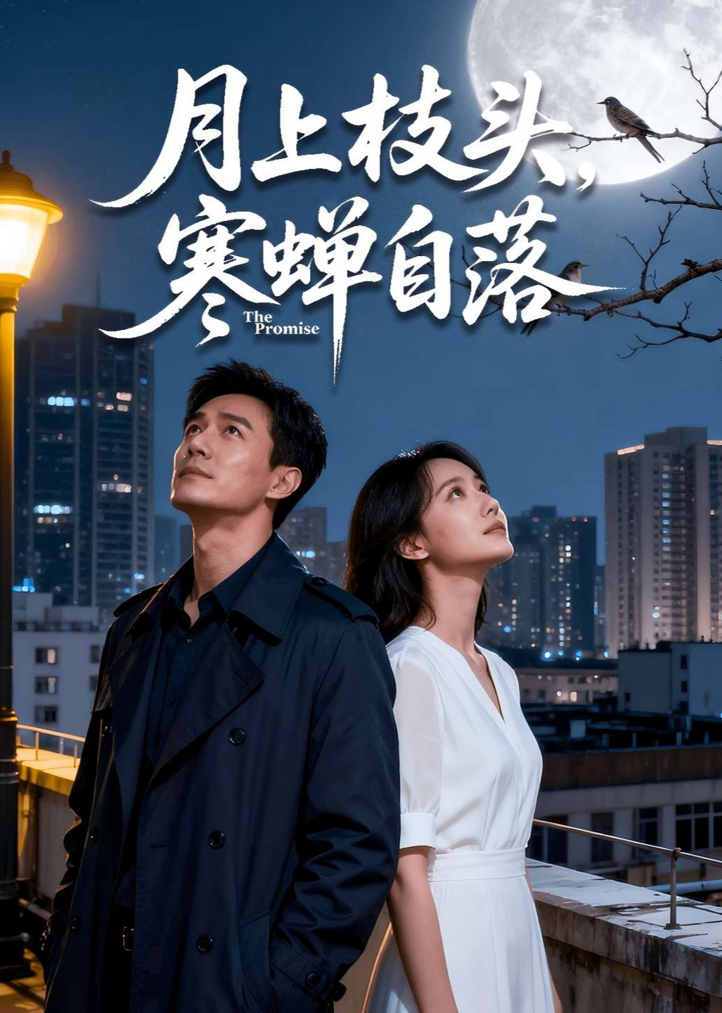 月上枝头，寒蝉自落