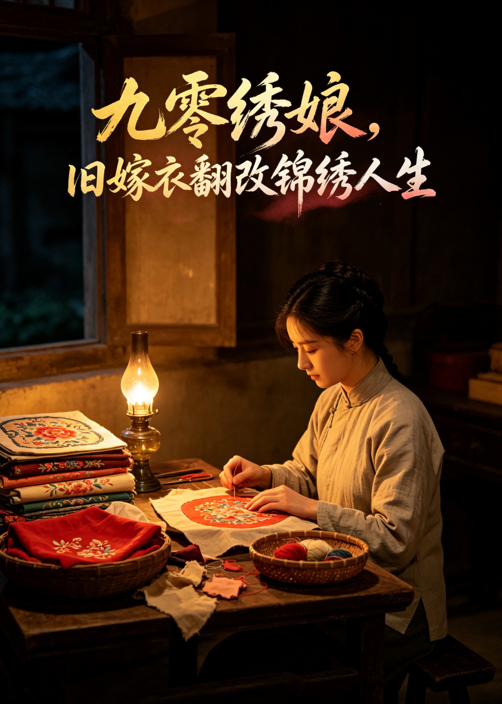 九零绣娘，旧嫁衣翻改锦绣人生