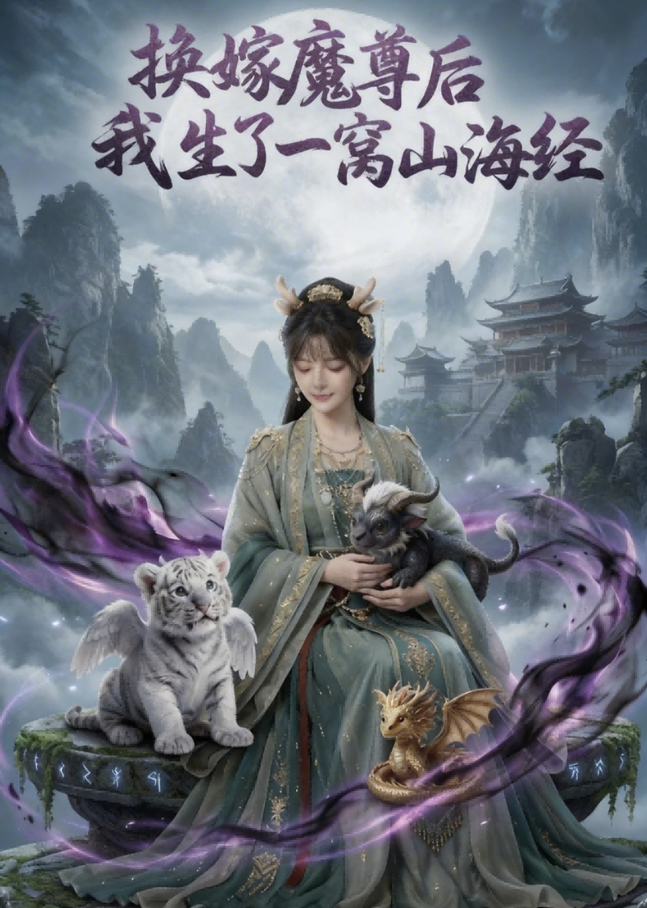 换嫁魔尊后我生了一窝山海经