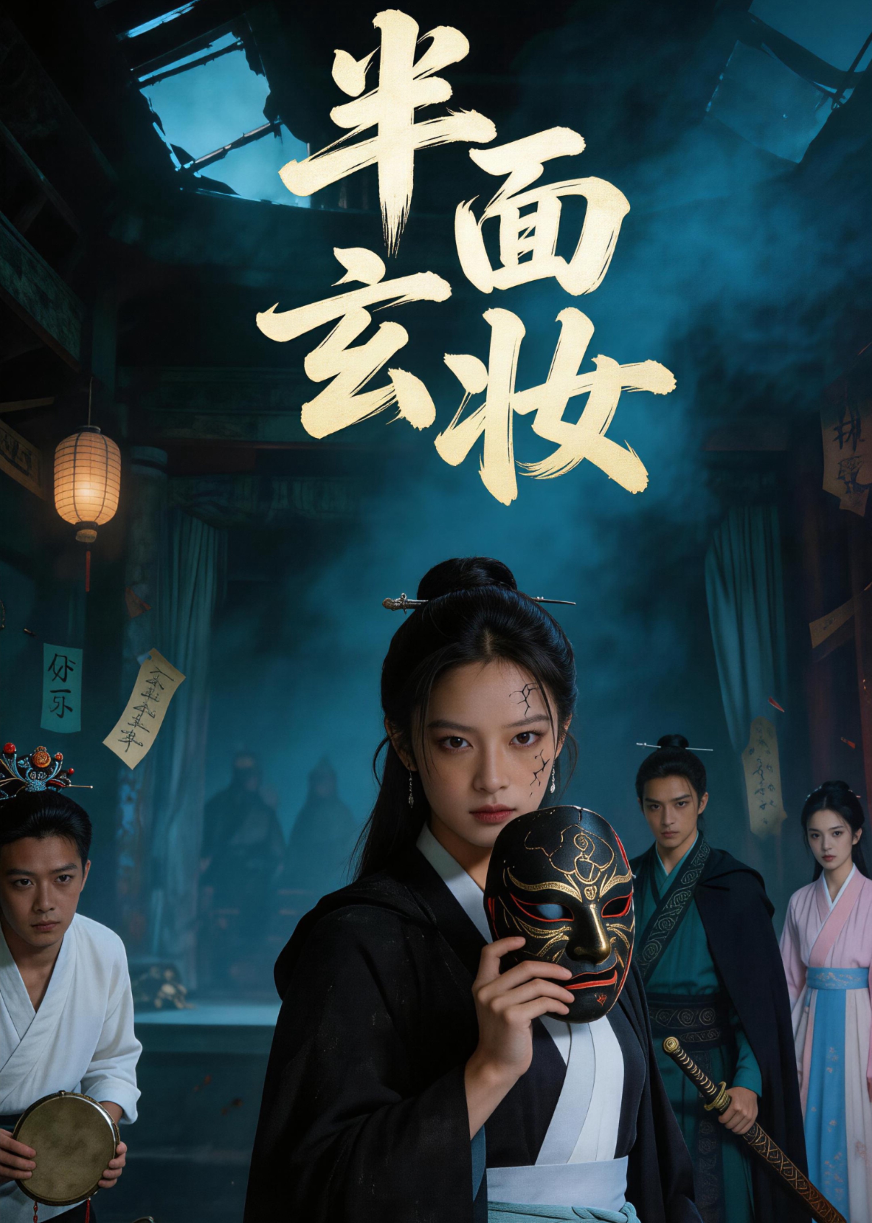 半面玄妆