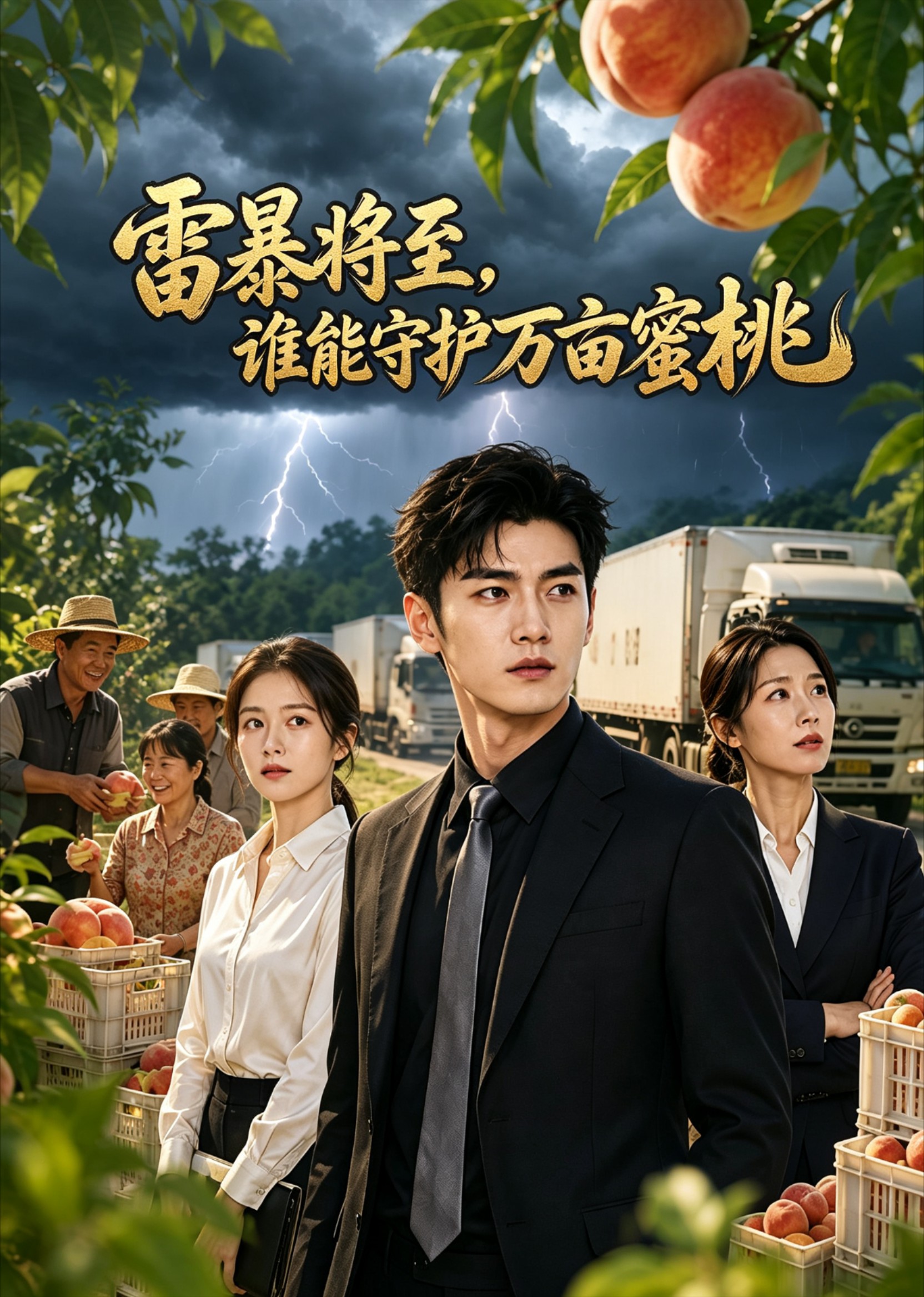 雷暴将至，谁能守护万亩蜜桃