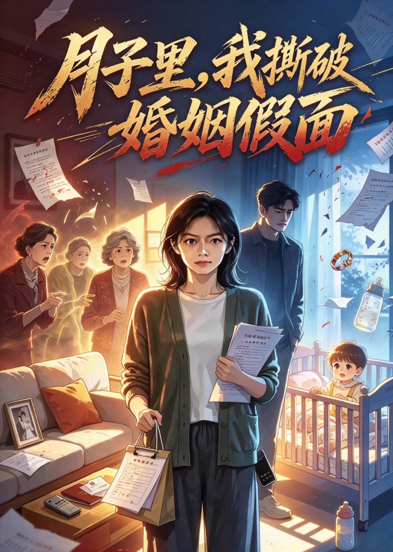 月子里，我撕破婚姻假面封面图