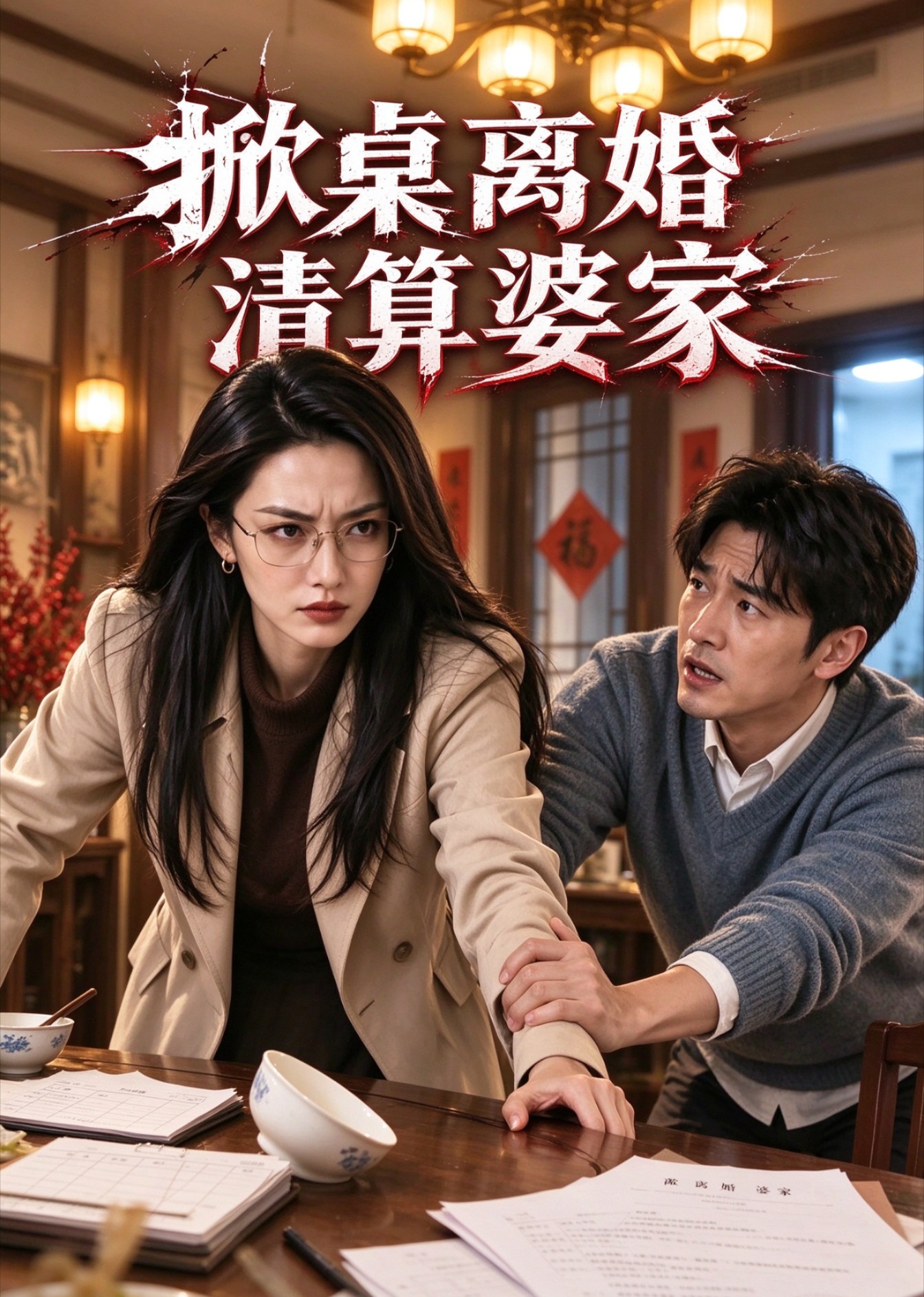 掀桌离婚清算婆家封面图