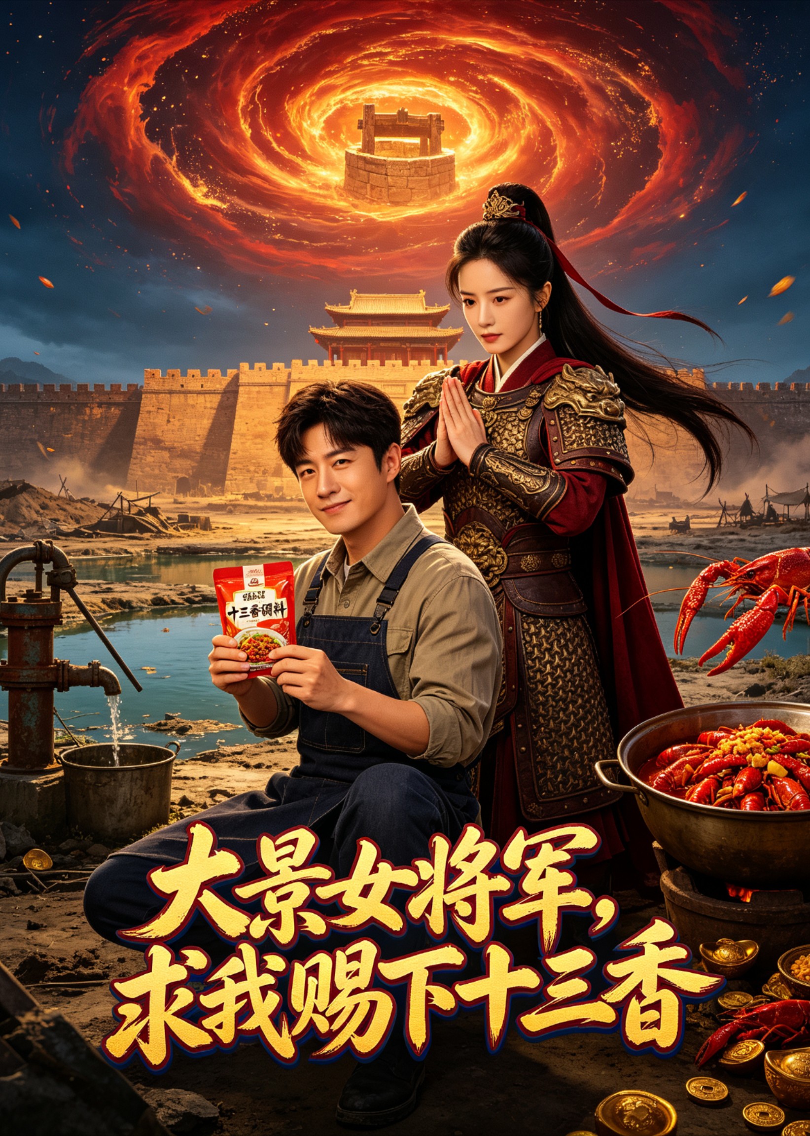 大景女将军，求我赐下十三香封面图