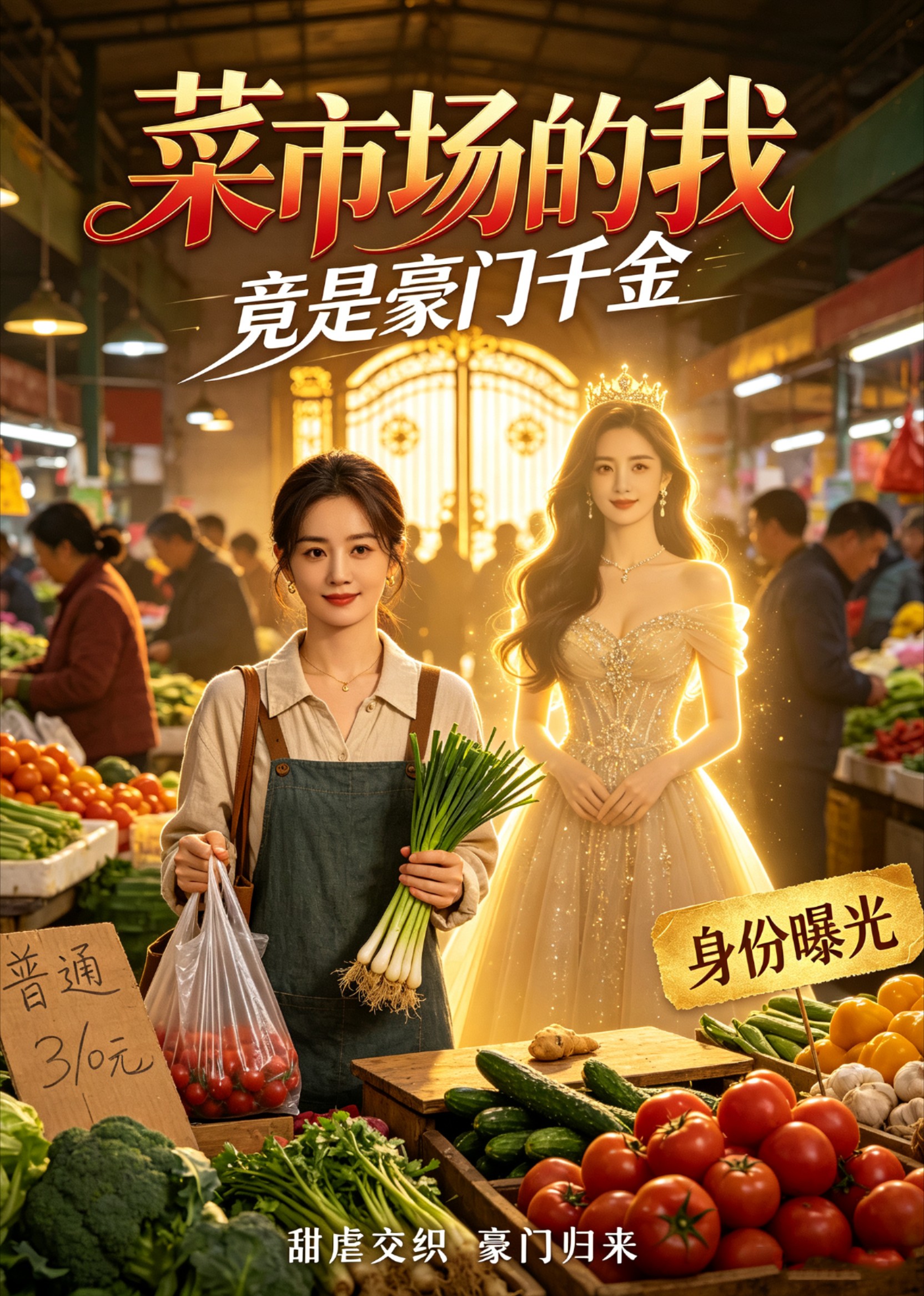 市场的我，竟是豪门千金封面图