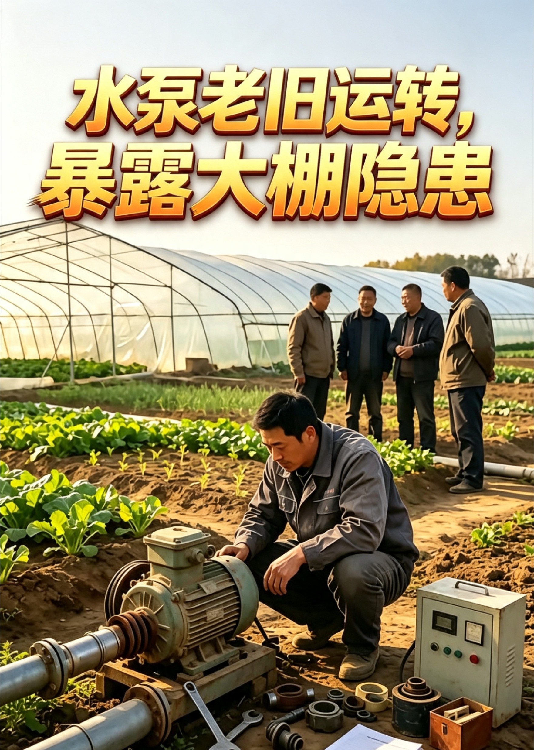 水泵老旧运转，暴露大棚隐患封面图