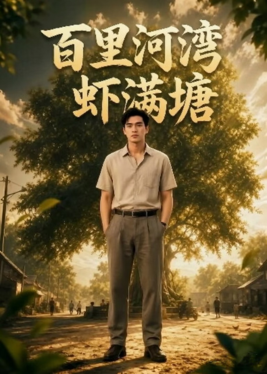 百里河湾虾满塘