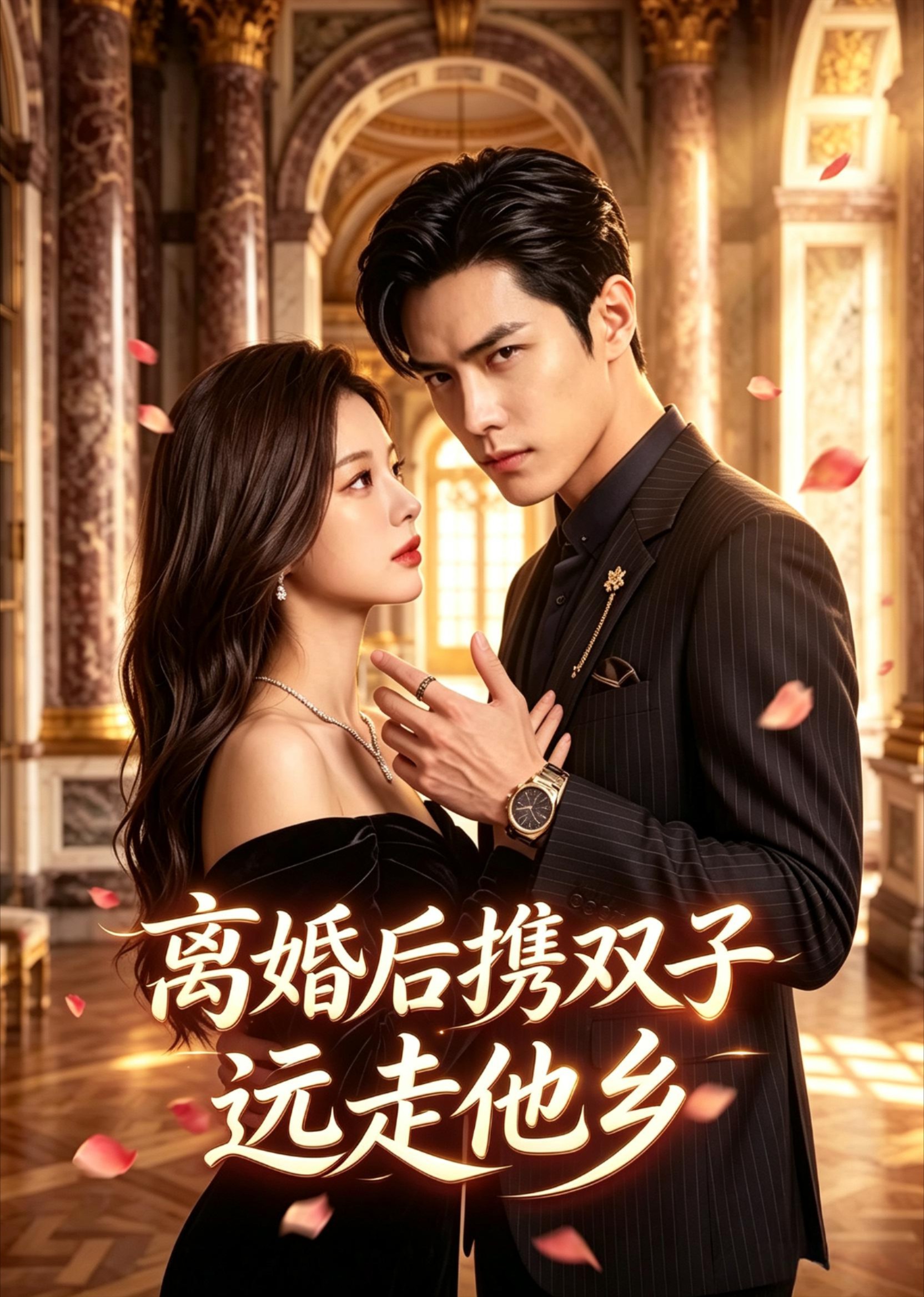 离婚后携双子远走他乡