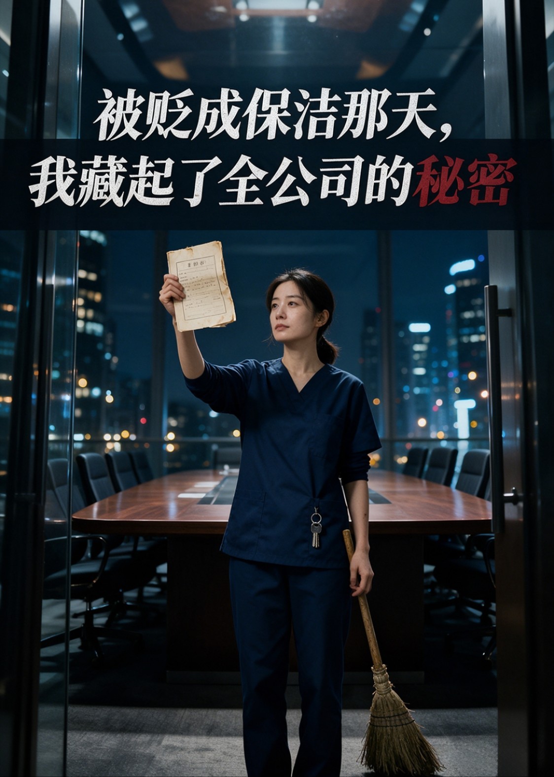 被贬成保洁那天，我藏起了全公司的秘密封面图