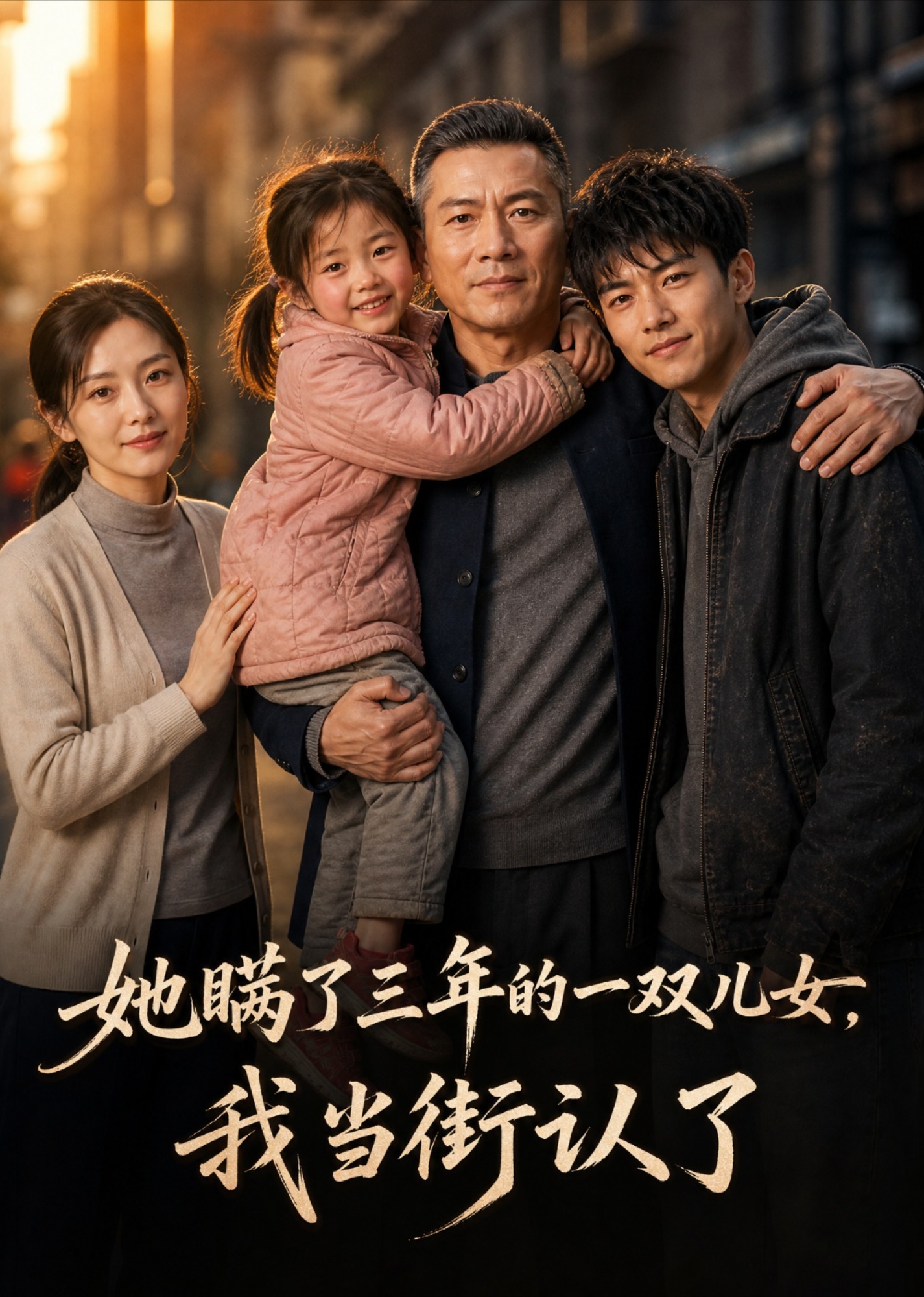 她瞒了三年的一双儿女，我当街认了封面图
