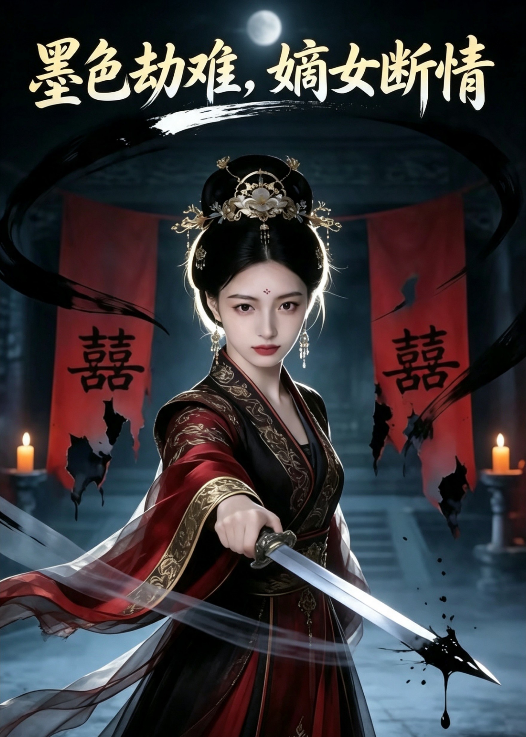 墨色劫难，嫡女断情封面图