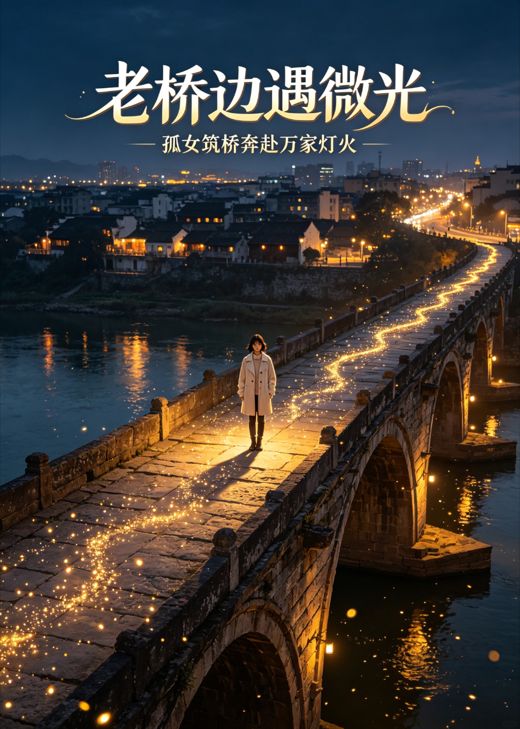 老桥边遇微光，孤女筑桥奔赴万家灯火封面图