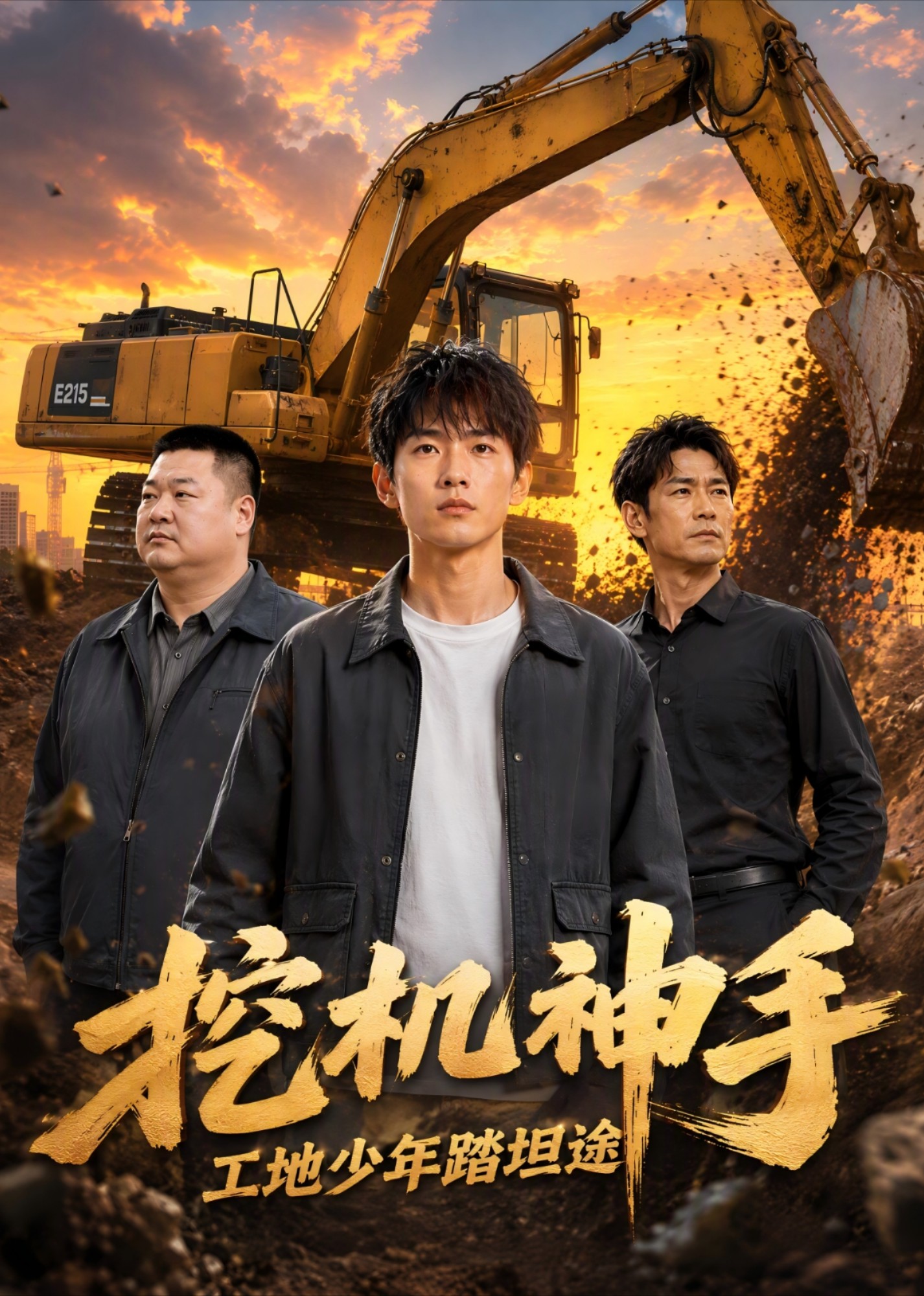 挖机神手，工地少年踏坦途封面图