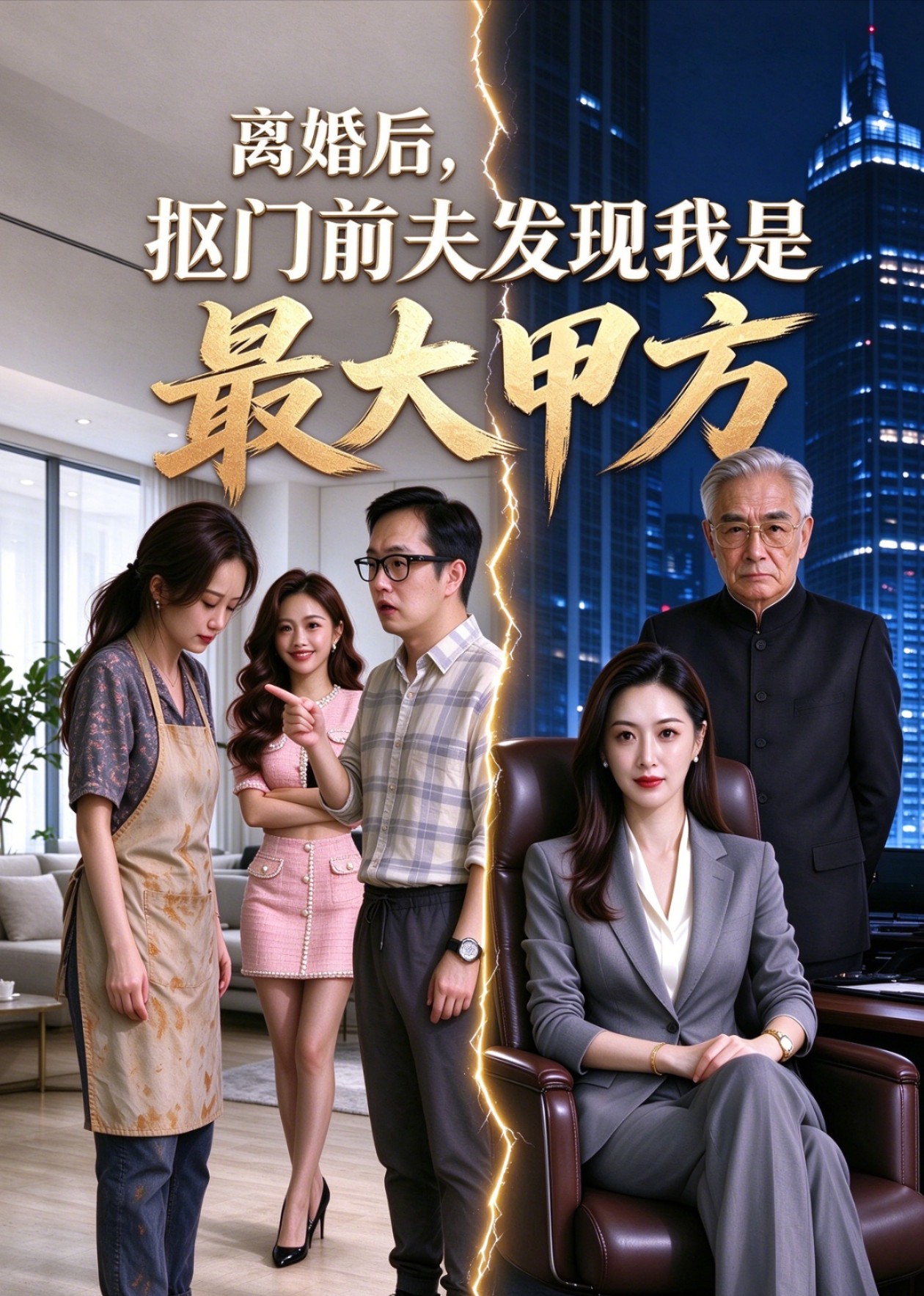 离婚后，抠门前夫发现我是最大甲方封面图