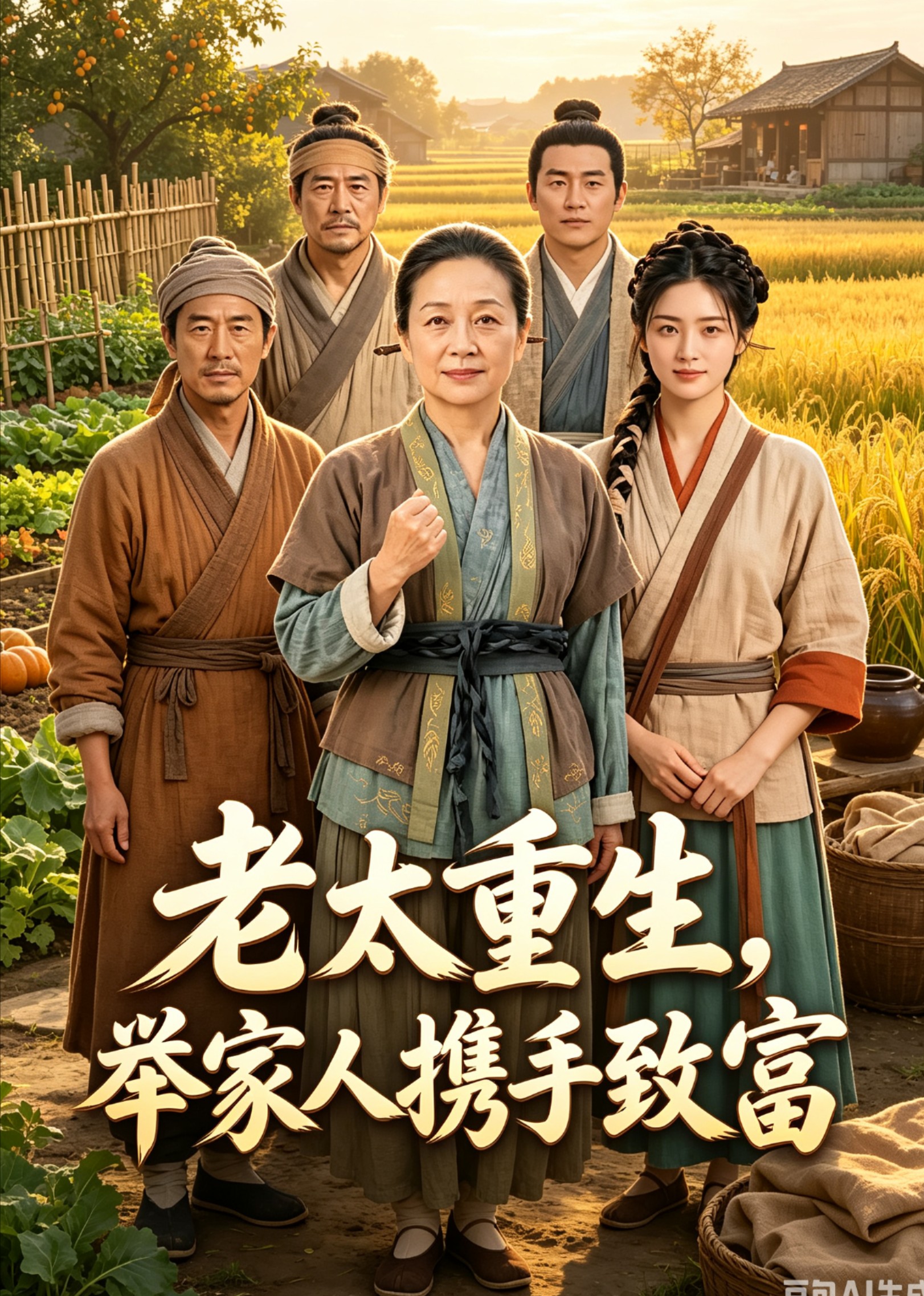 老太重生，举家人携手致富