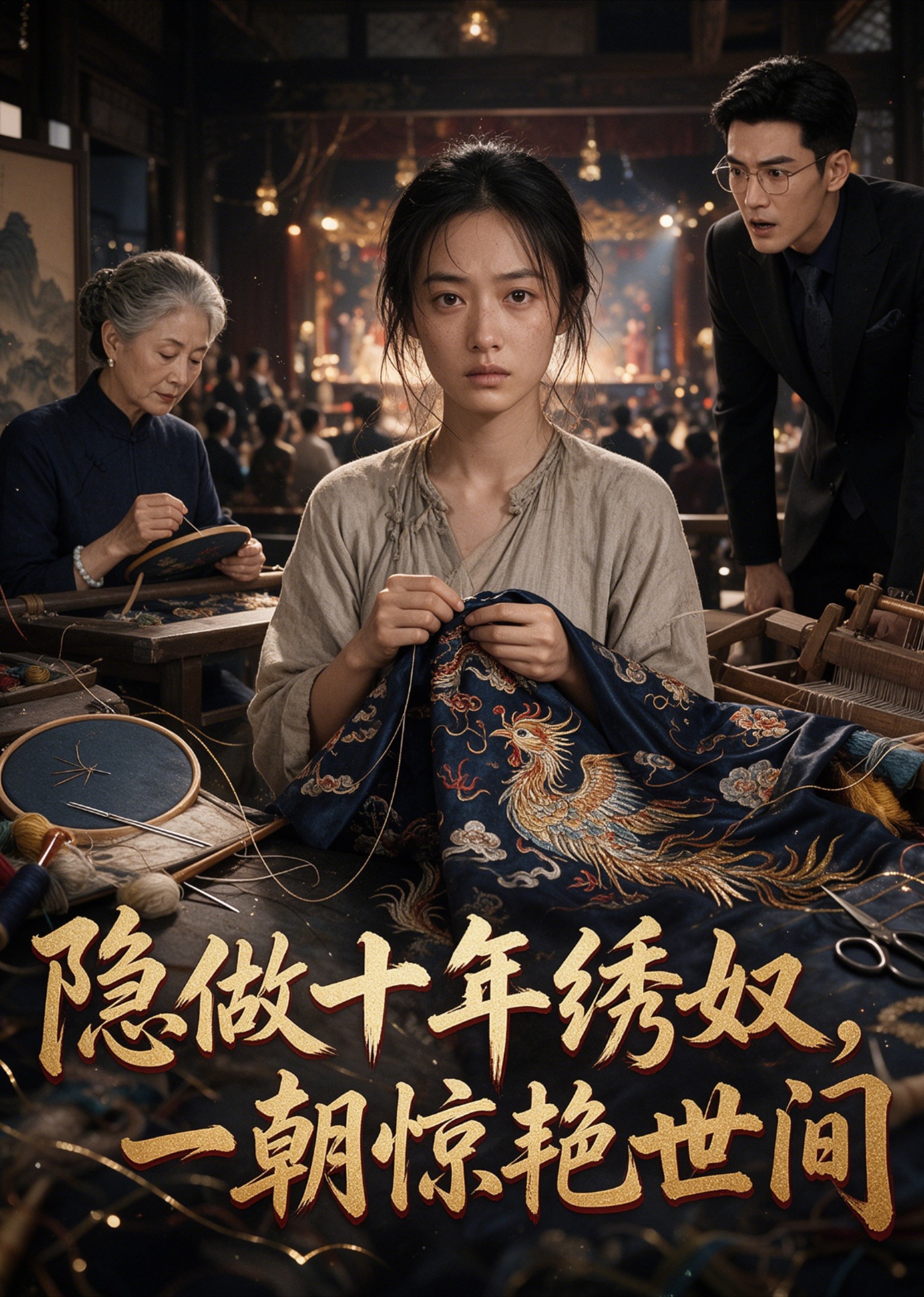 隐做十年绣奴，一朝惊艳世间
