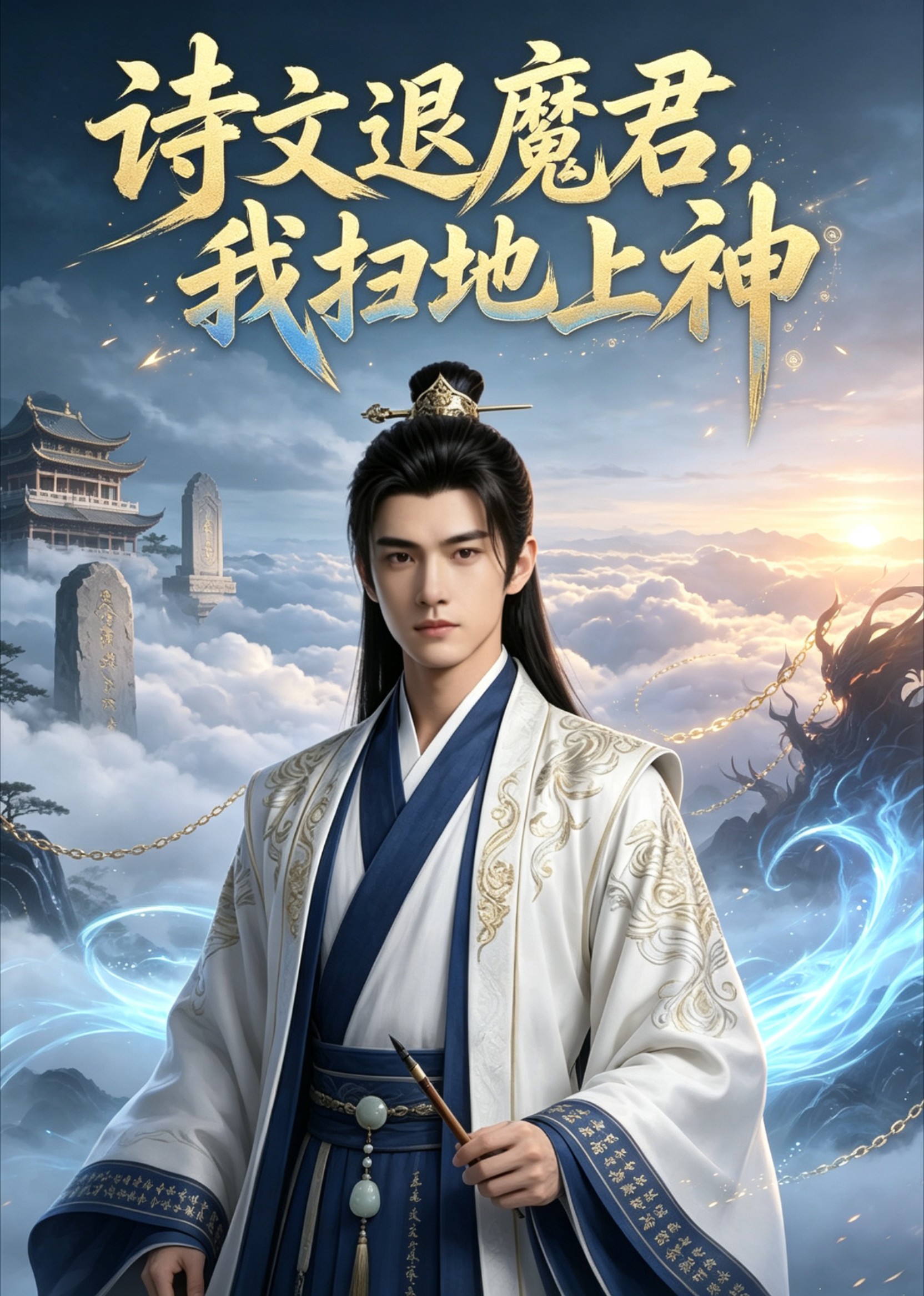 诗文退魔君，我扫地上神