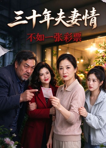 三十年夫妻情，不如一张彩票