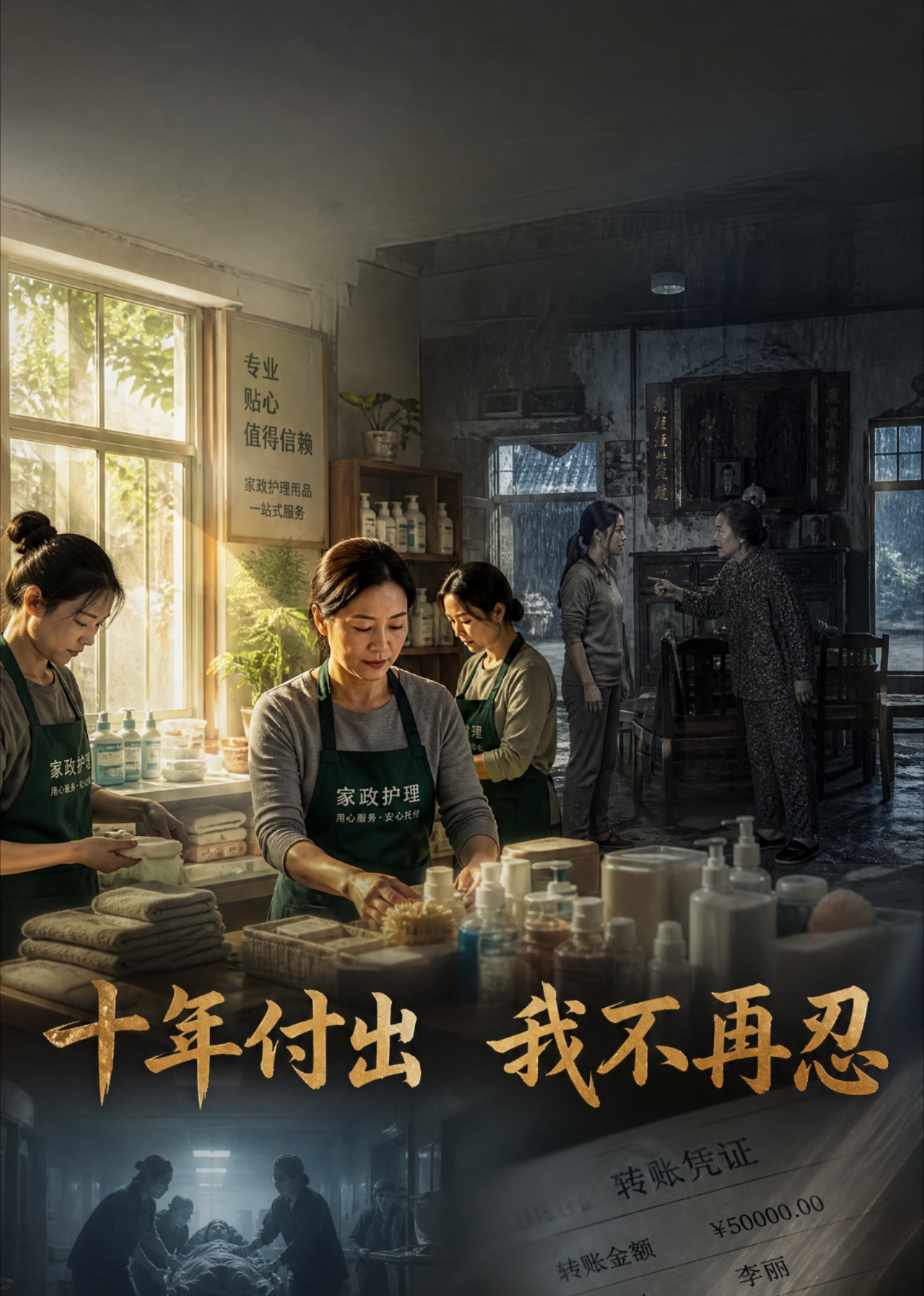 十年付出，我不再忍