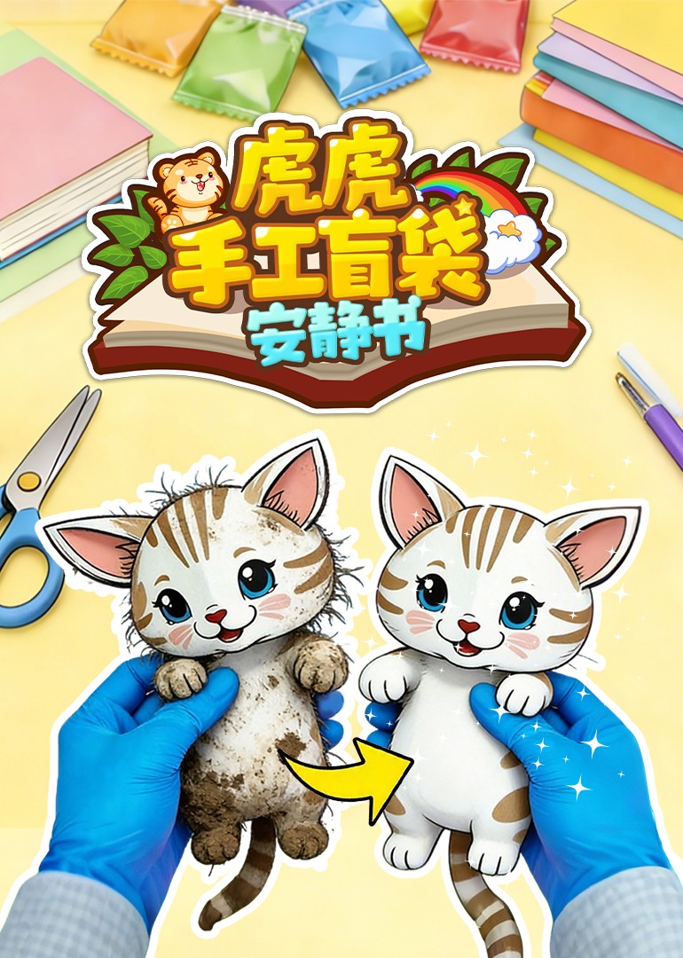 虎虎手工盲袋安静书封面图