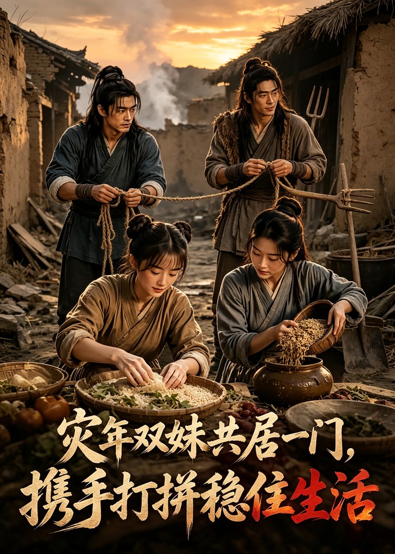 灾年双姝共居一门，携手打拼稳住生活