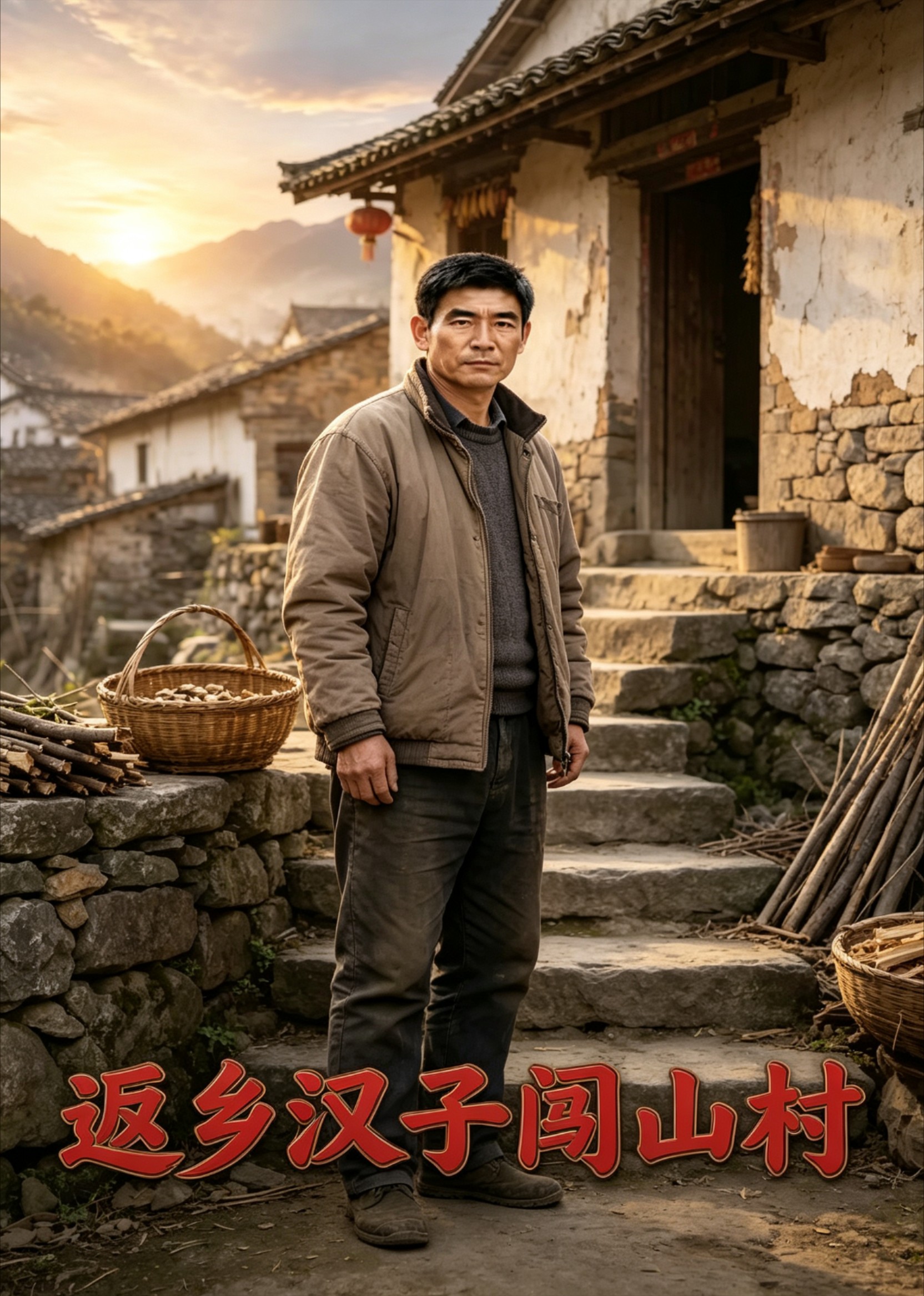 返乡汉子闯山村封面图