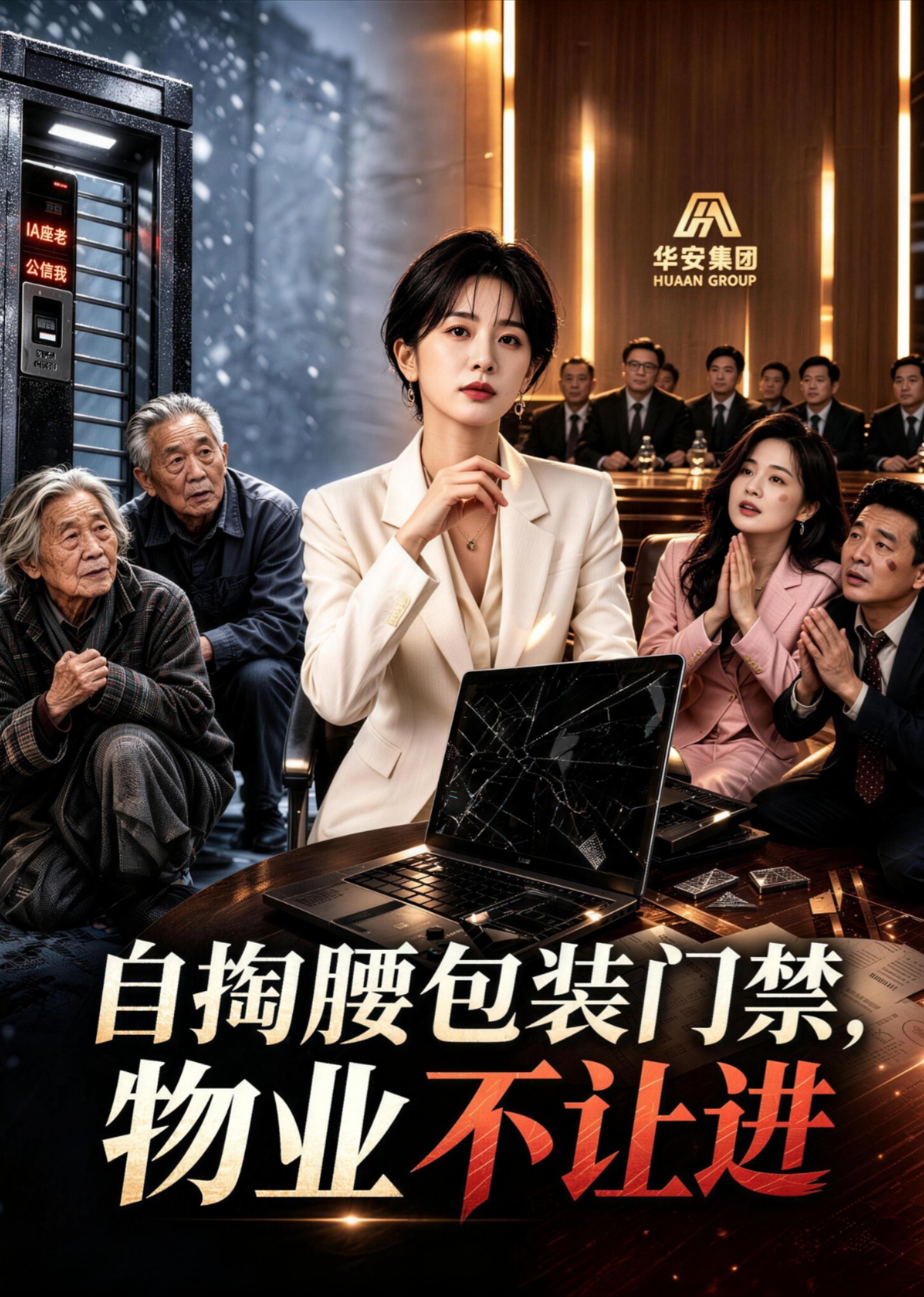 自掏腰包装门禁，物业不让进
