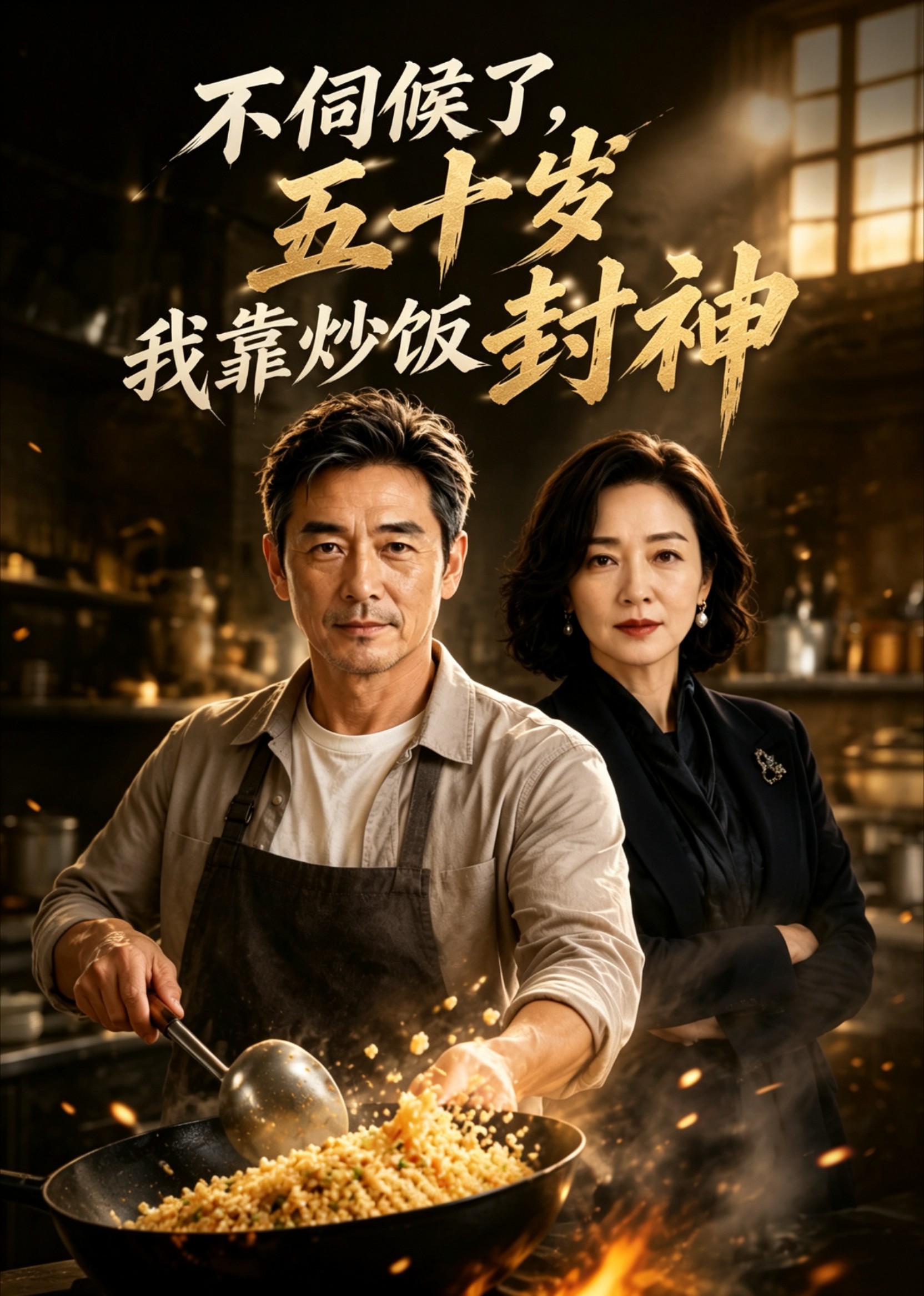 不伺候了，五十岁我靠炒饭封神封面图