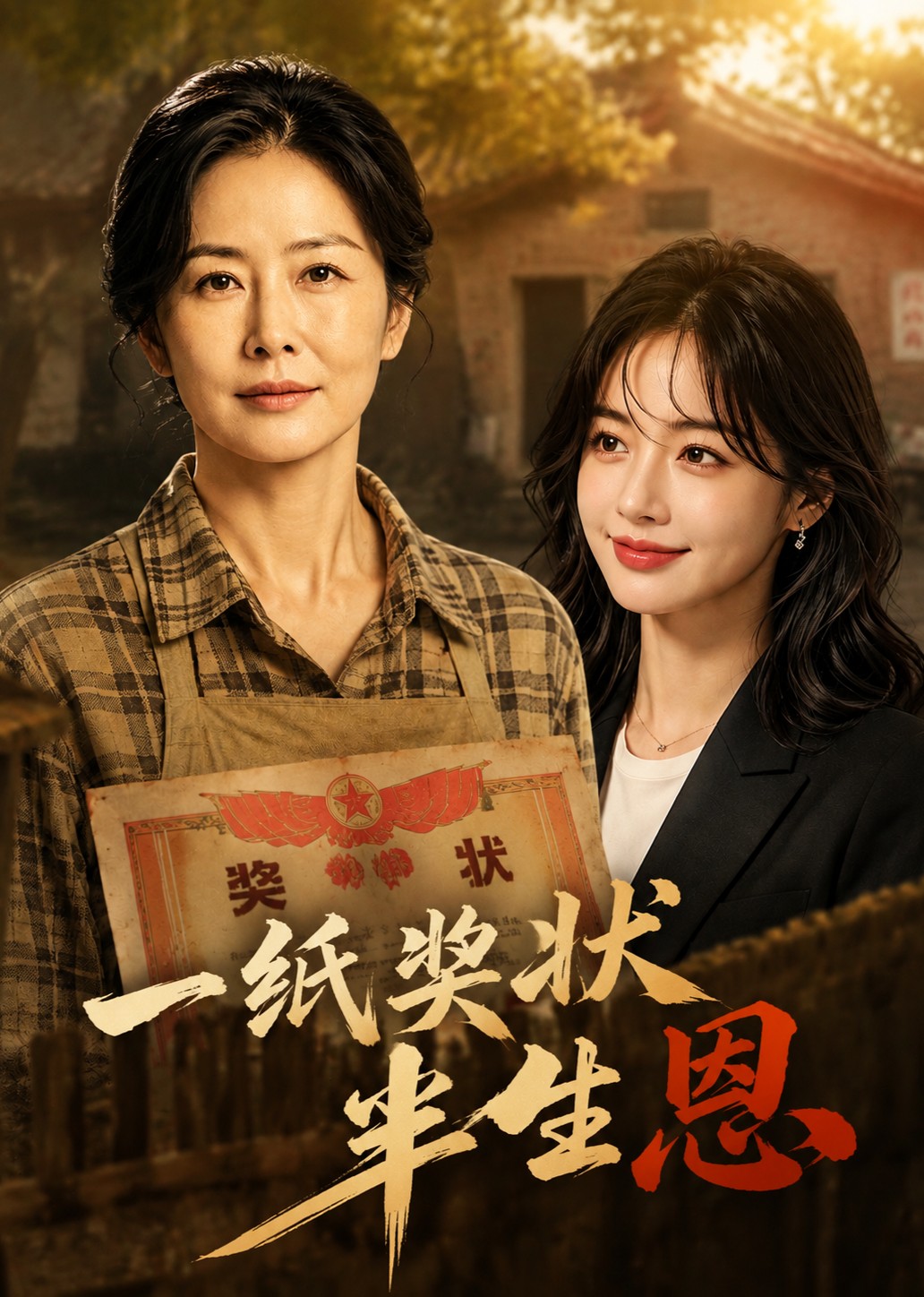 一纸奖状半生恩
