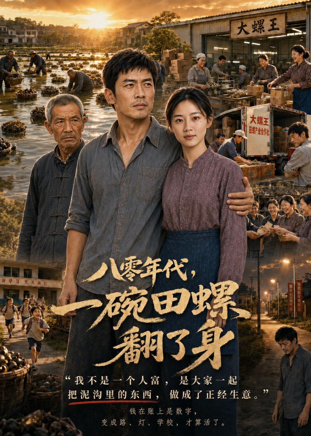 八零年代，一碗田螺翻了身